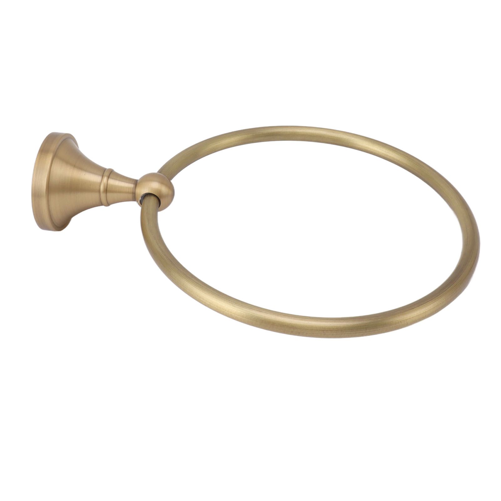 Bath Towel Ring Copper Round Wall Mounted Hand Shower Towel Holder Rack for Bathroom 960830 - Image 6
