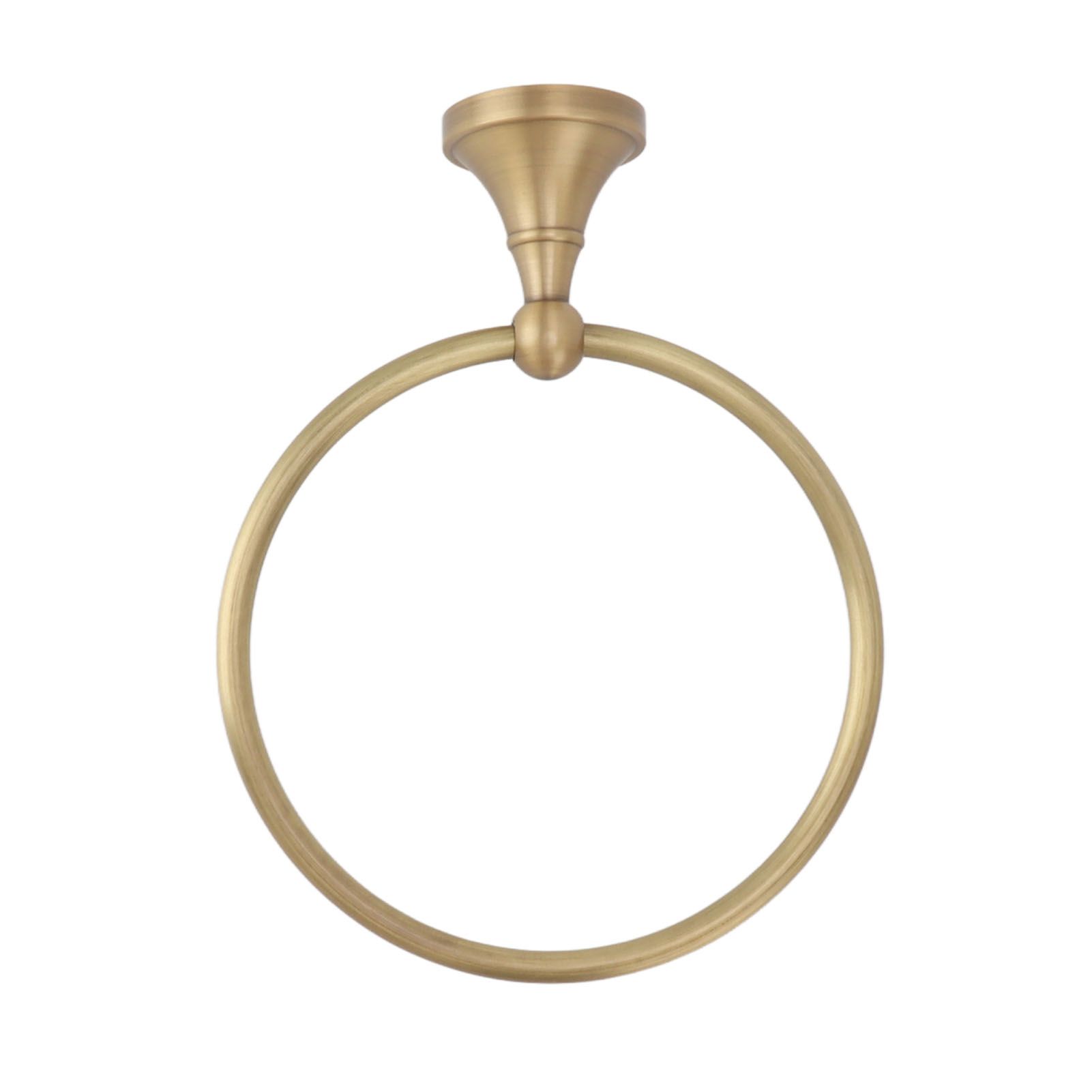 Bath Towel Ring Copper Round Wall Mounted Hand Shower Towel Holder Rack for Bathroom 960830 - Image 8