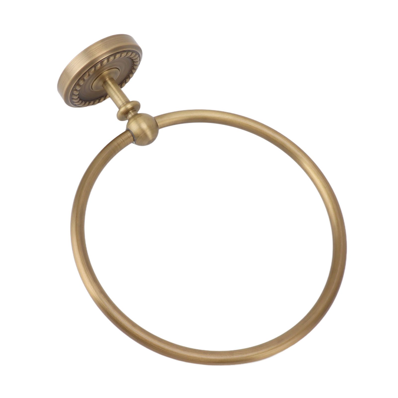 Bath Towel Ring Copper Round Wall Mounted Hand Shower Towel Holder Rack for Bathroom 970830 - Image 6