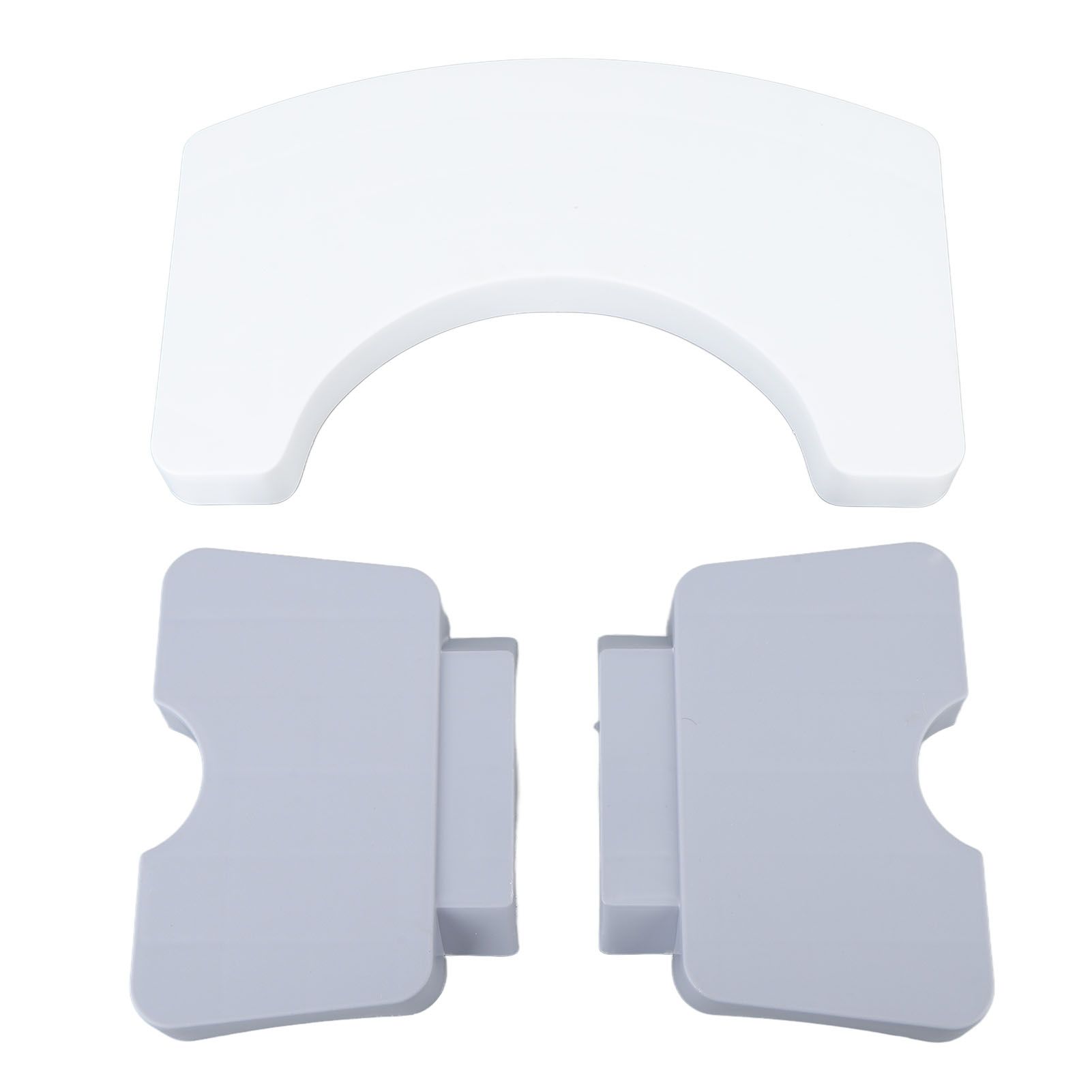 Foldable Toilet Potty Stool PP Portable Squatting Potty Foot Stool for Healthy Gifts Travel White - Image 1
