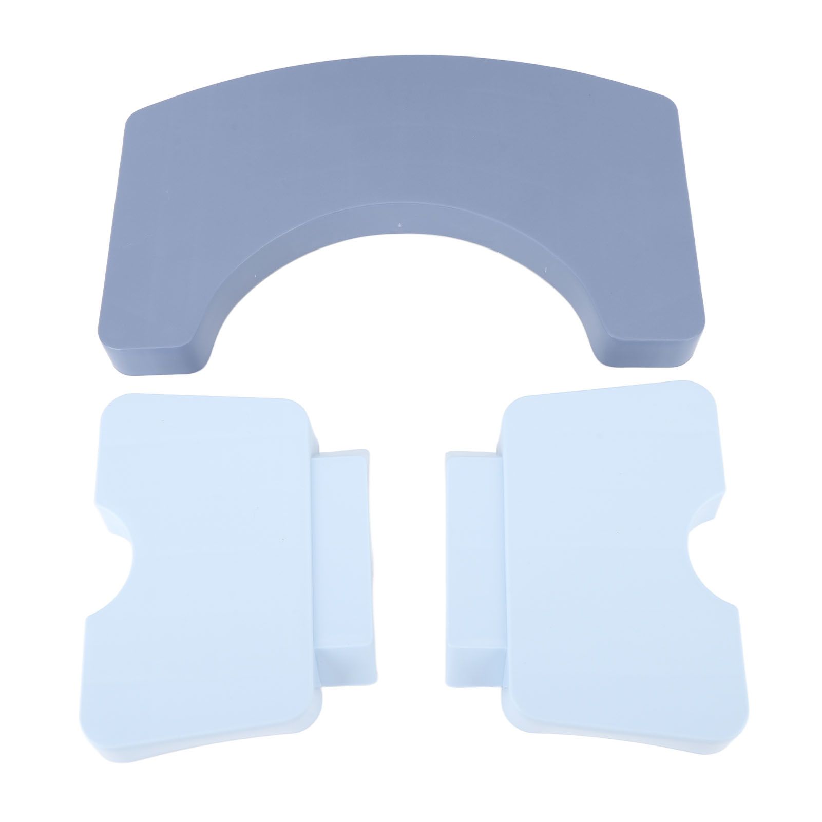 Foldable Toilet Potty Stool PP Portable Squatting Potty Foot Stool for Healthy Gifts Travel Blue - Image 1