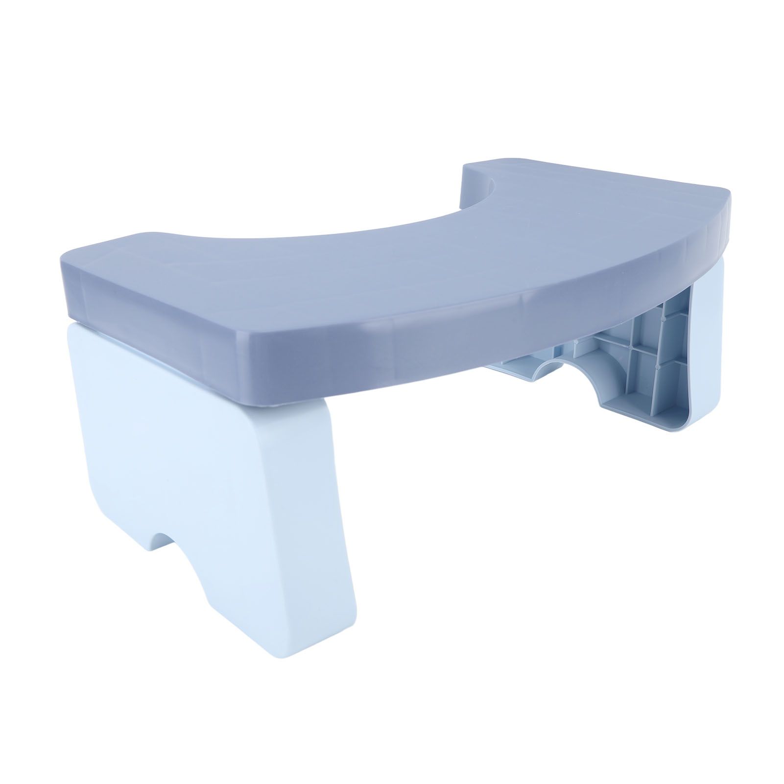 Foldable Toilet Potty Stool PP Portable Squatting Potty Foot Stool for Healthy Gifts Travel Blue - Image 3