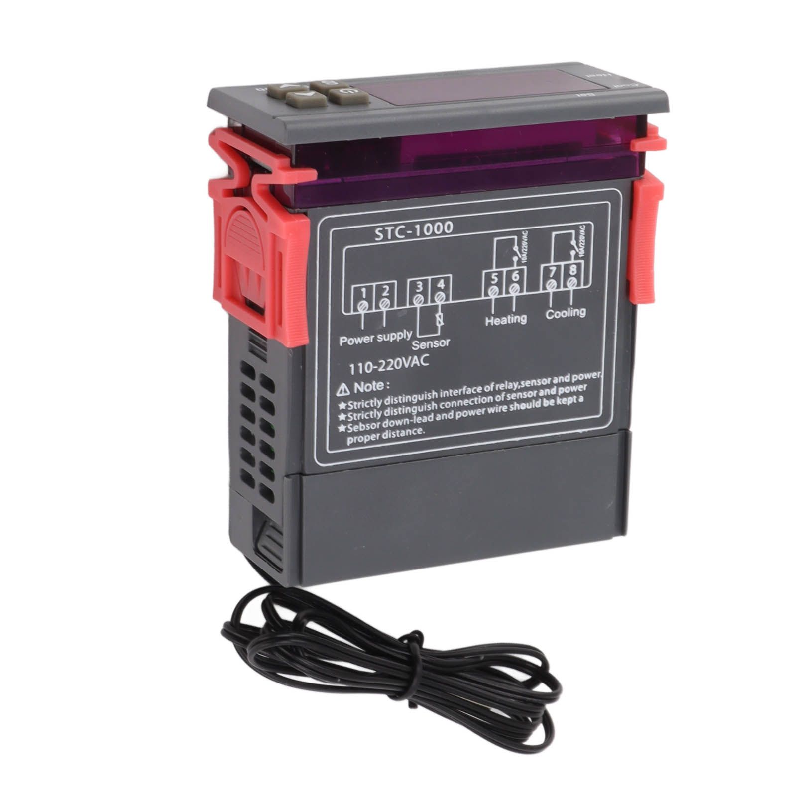 Stc 1000 Thermostat Switch Electronic Digital Display Microcomputer Temperature Controller Switch Aquarium Hatching Thermostat 110V‑220V - Image 4