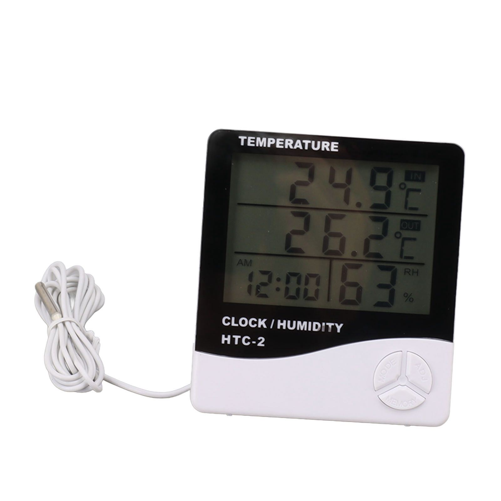 Indoor Outdoor Thermometer High Accuracy Digital Hygrometer Large Screen Display Temperature Humidity Monitor Gauge - Image 5