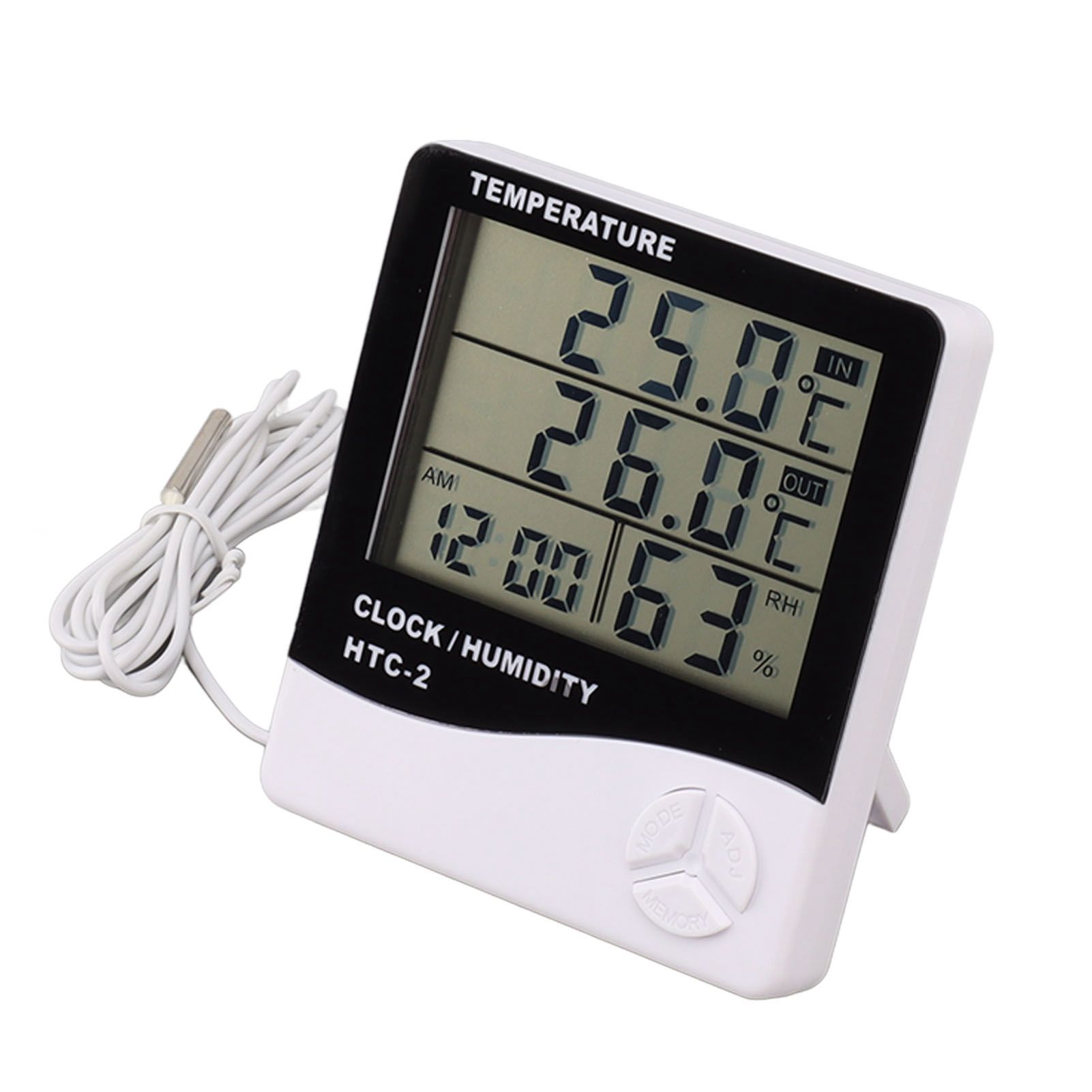 Indoor Outdoor Thermometer High Accuracy Digital Hygrometer Large Screen Display Temperature Humidity Monitor Gauge - Image 6