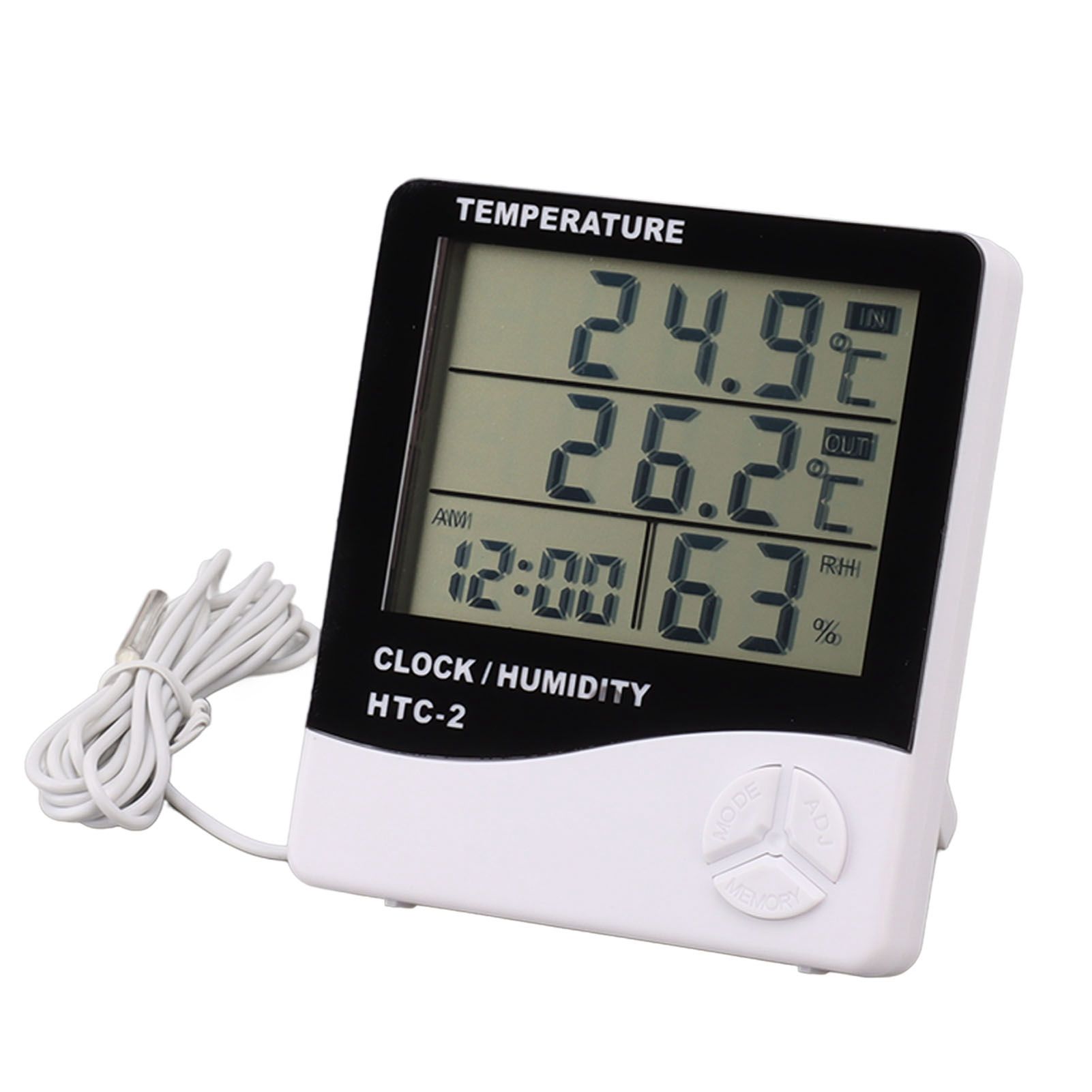 Indoor Outdoor Thermometer High Accuracy Digital Hygrometer Large Screen Display Temperature Humidity Monitor Gauge - Image 8