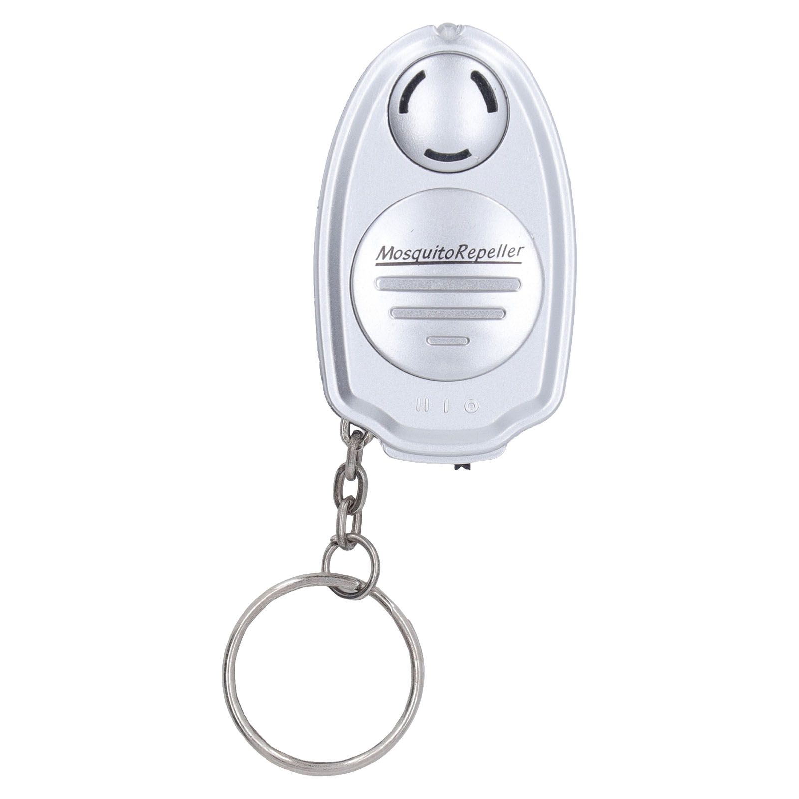 Ultrasonic Mosquito Repeller Mini Safe Radiation Noise Free Silver Electronic Insect Repeller with Keyring - Image 1
