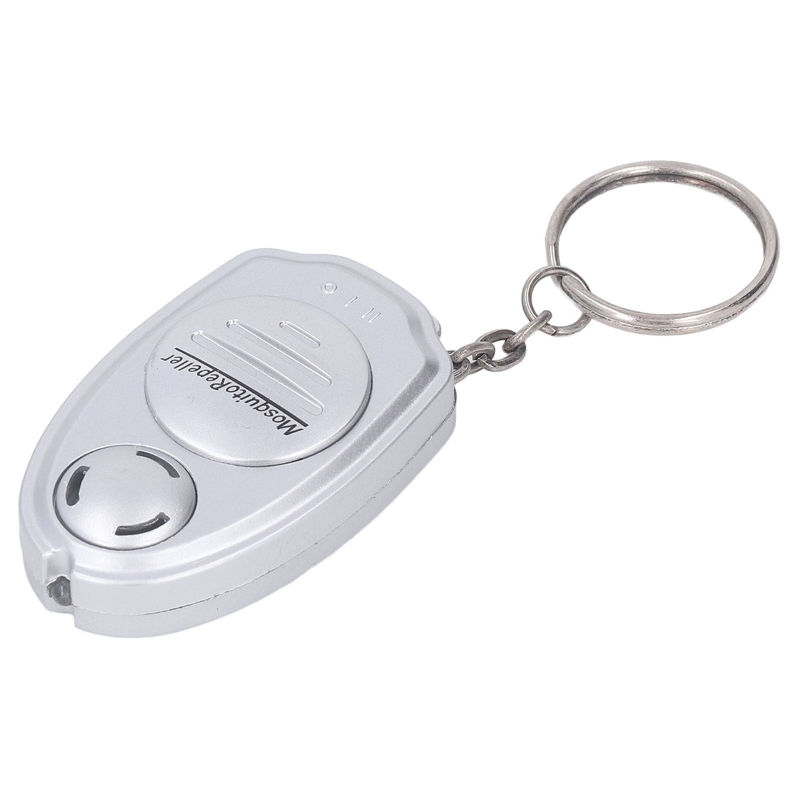 Ultrasonic Mosquito Repeller Mini Safe Radiation Noise Free Silver Electronic Insect Repeller with Keyring - Image 3