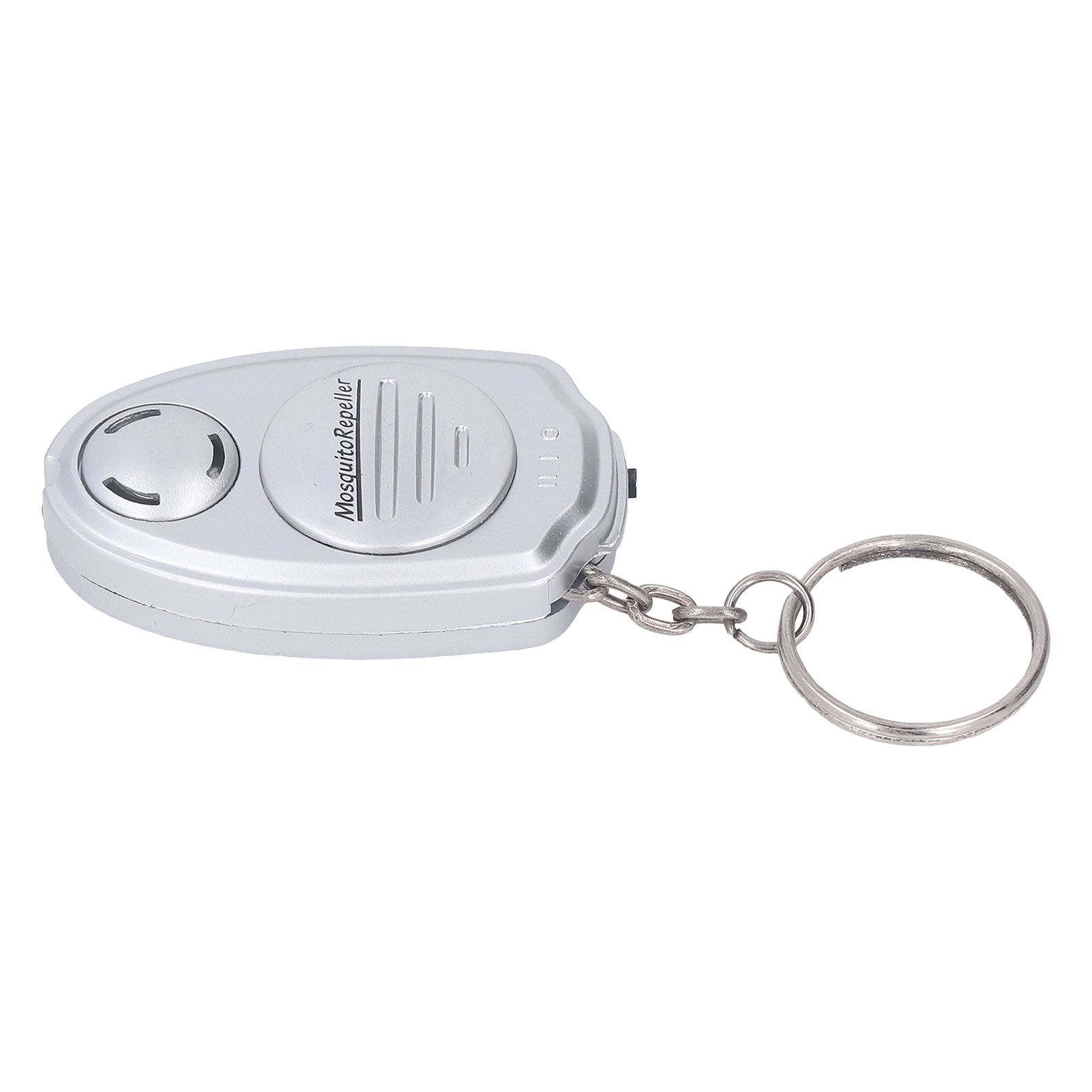 Ultrasonic Mosquito Repeller Mini Safe Radiation Noise Free Silver Electronic Insect Repeller with Keyring - Image 4