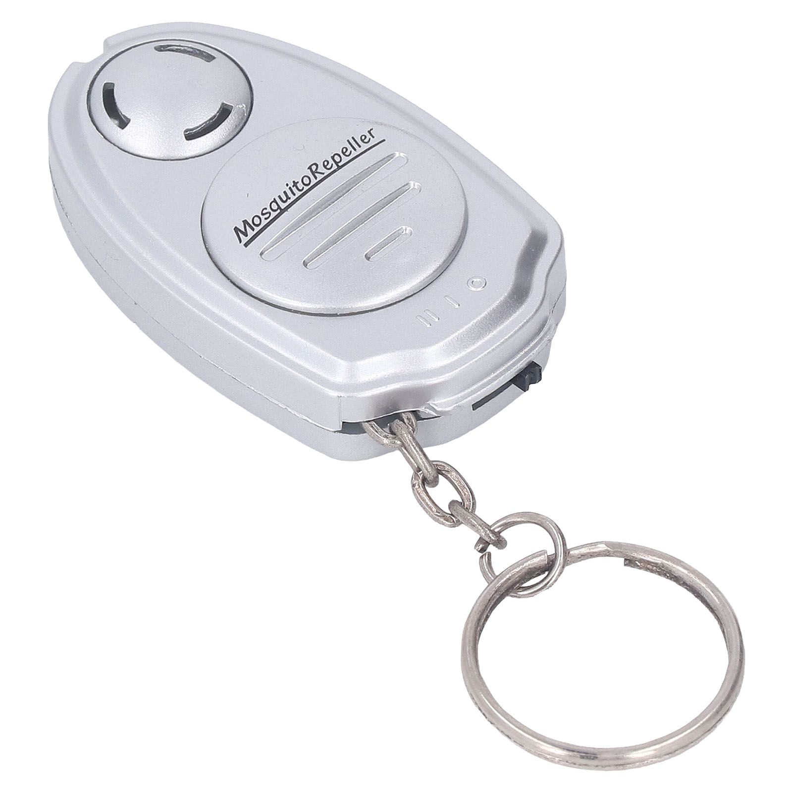 Ultrasonic Mosquito Repeller Mini Safe Radiation Noise Free Silver Electronic Insect Repeller with Keyring - Image 5
