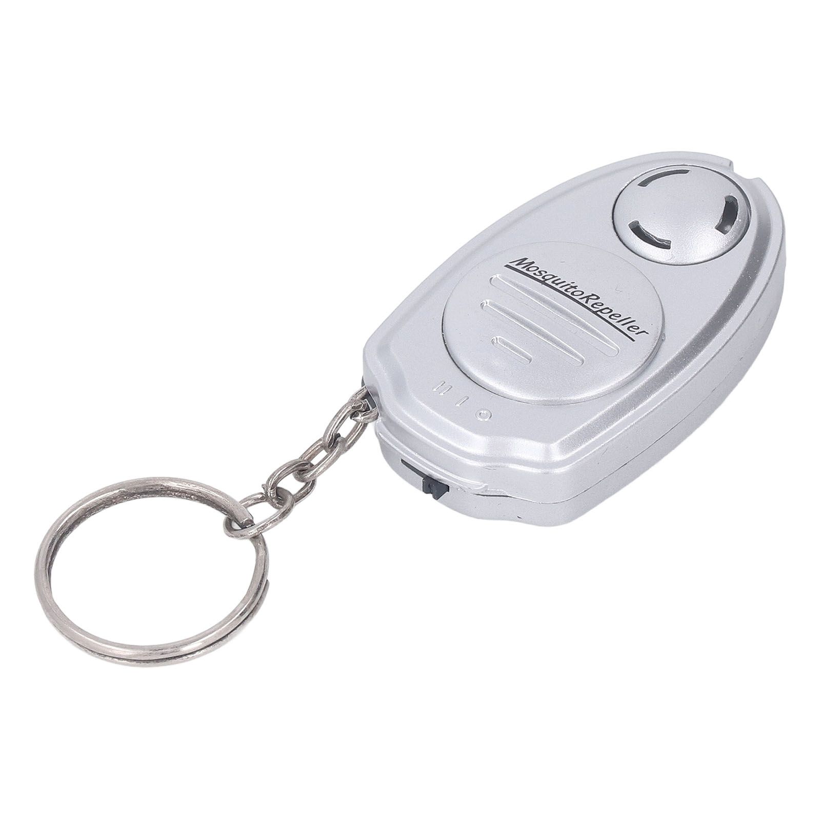 Ultrasonic Mosquito Repeller Mini Safe Radiation Noise Free Silver Electronic Insect Repeller with Keyring - Image 6