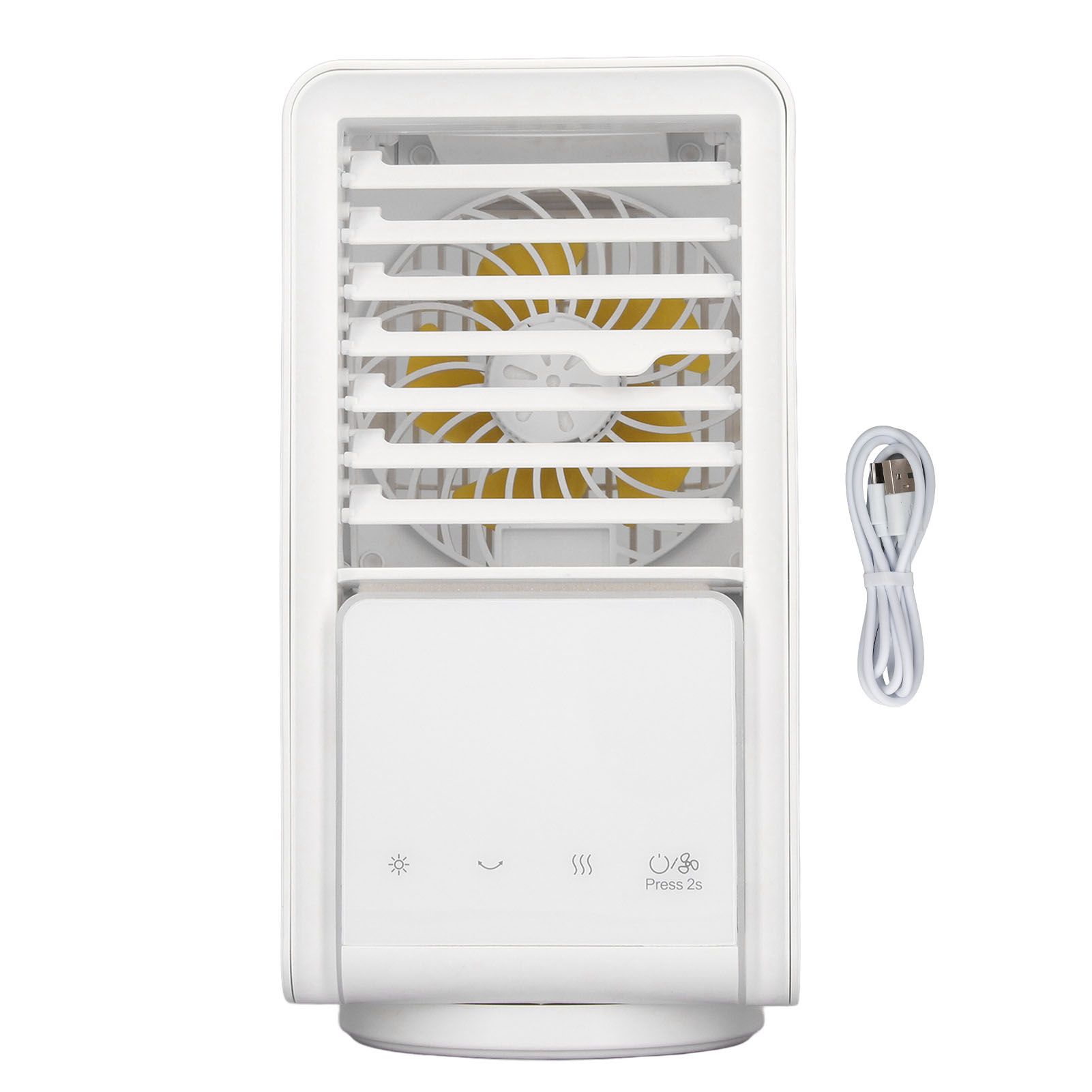 Portable Mini Air Conditioner Air Cooler Outdoor USB Charging Fan Air Cooler Left Right Oscillating Head - Image 1