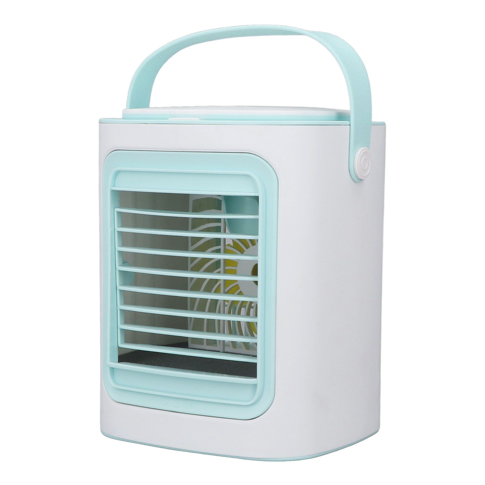Table Air Cooler Humidification 3 Gear Adjustable Portable Strong Wind USB Port Charging Air Conditioner Fan for Home - Image 2