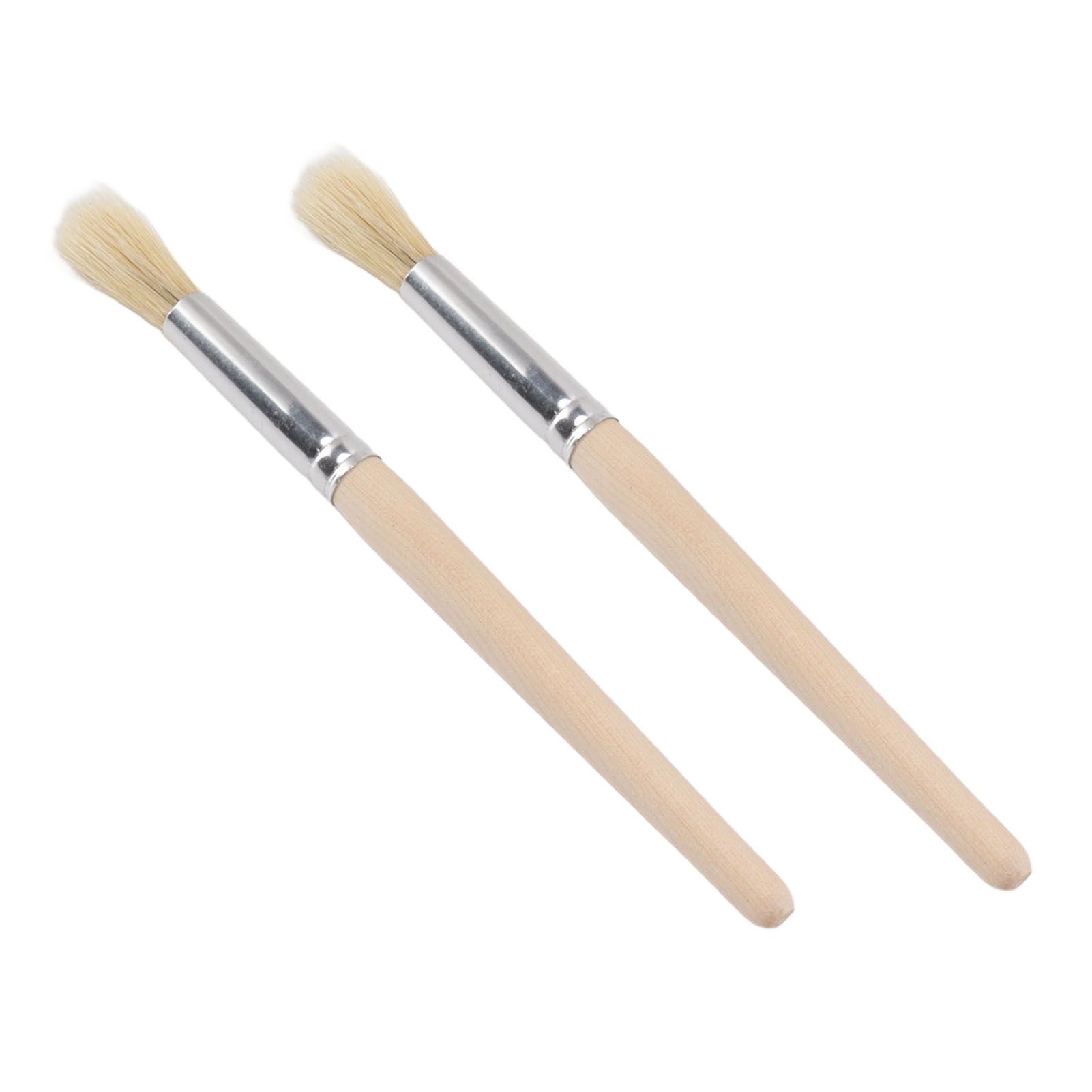 2Pcs Coffee Machine Cleaning Brush Wood Handle Coffee Grinder Cleaning Brush Cleaner Tool for Cafe Home Kitchen - Image 3