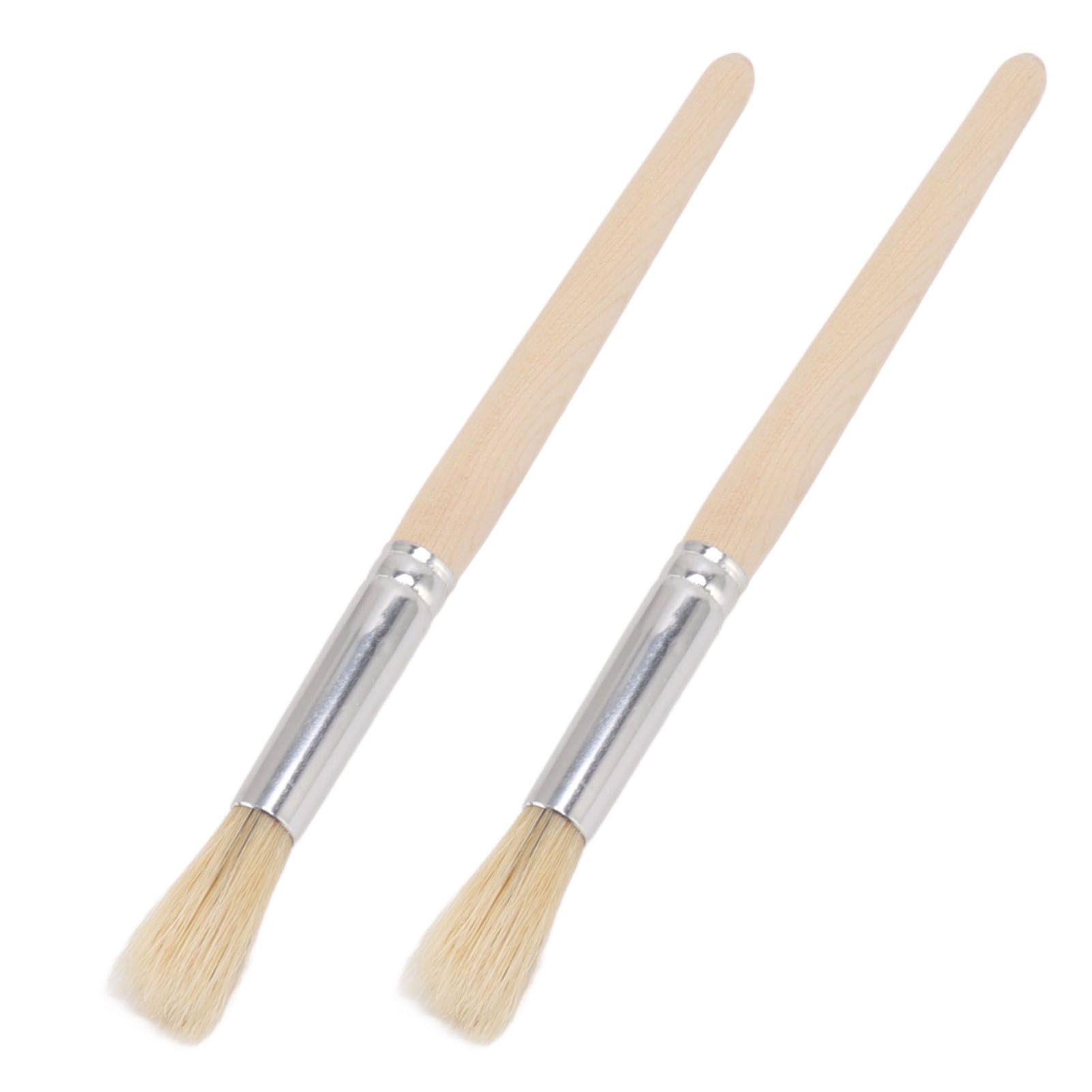 2Pcs Coffee Machine Cleaning Brush Wood Handle Coffee Grinder Cleaning Brush Cleaner Tool for Cafe Home Kitchen - Image 5