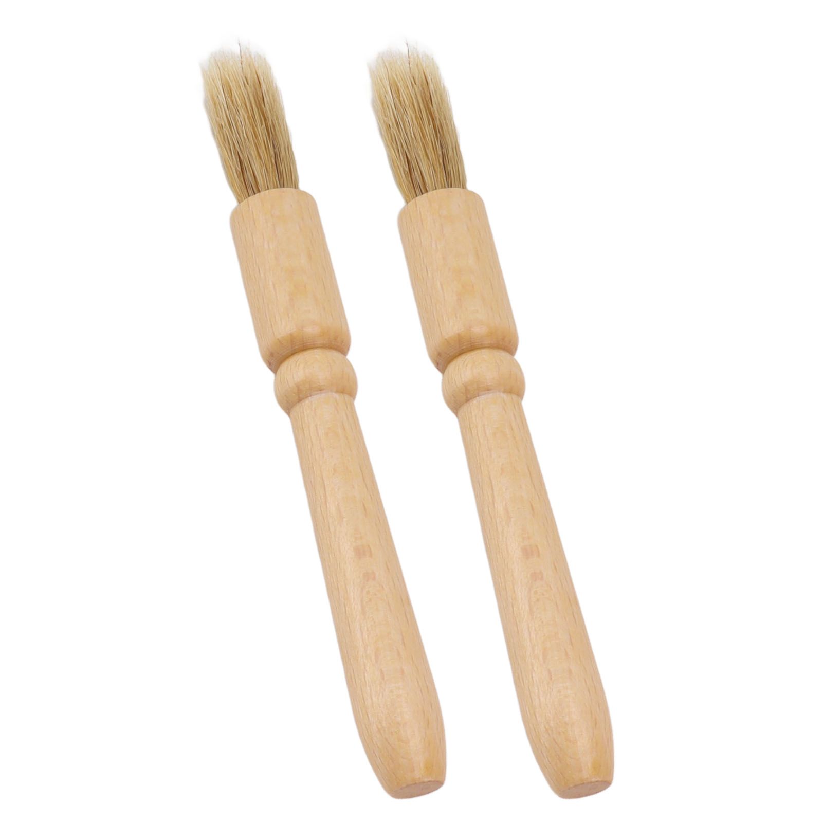 2 Pcs Coffee Grinder Cleaning Brush Wooden Tabletop Brush Cleaner for Bean Grain Coffee Tool - Image 6