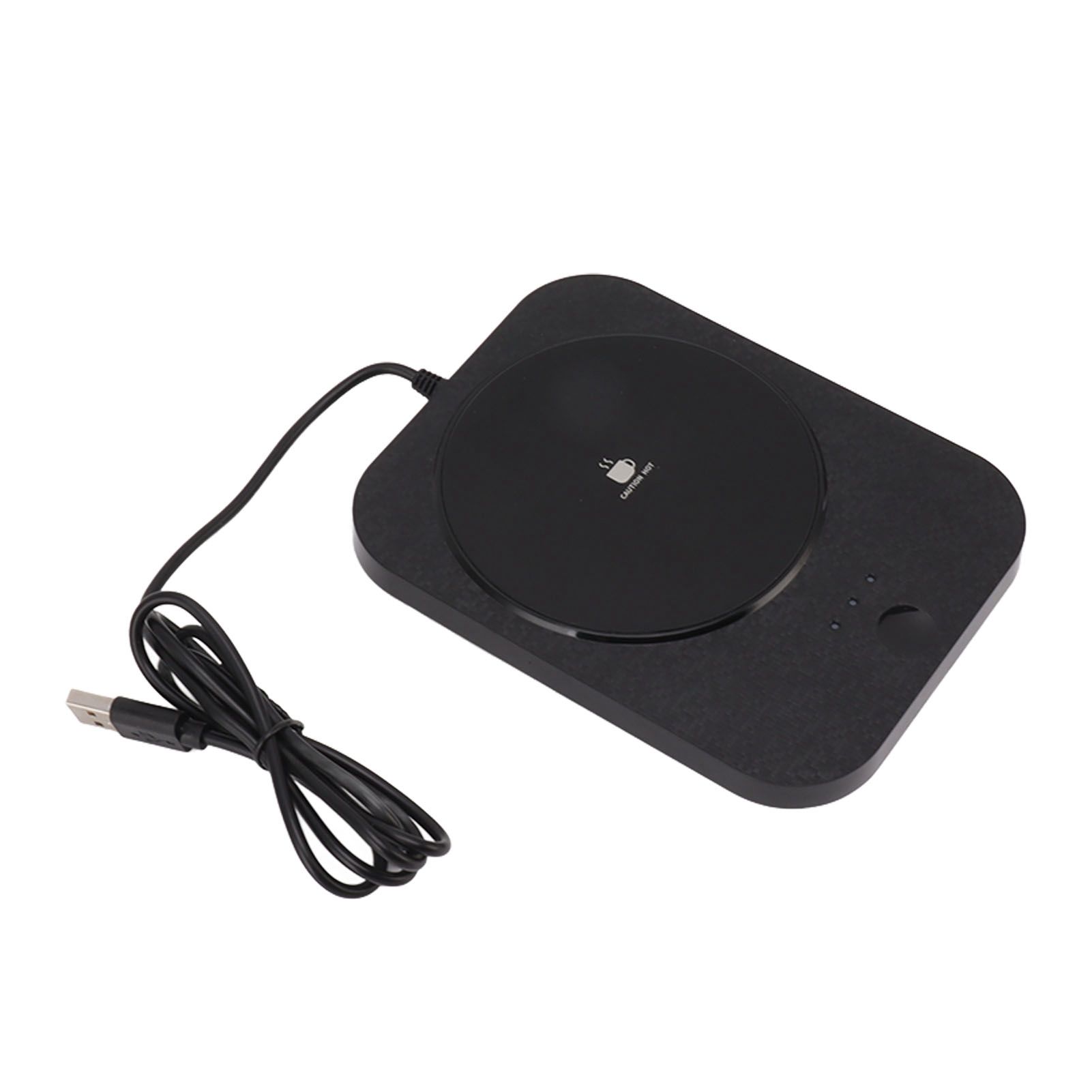 Mug Warmer 3 Gear Electric Cup Wamer Auto Power Off Fast Heating USB Milk Coffee Beverage Warmer Plate Black - Image 2