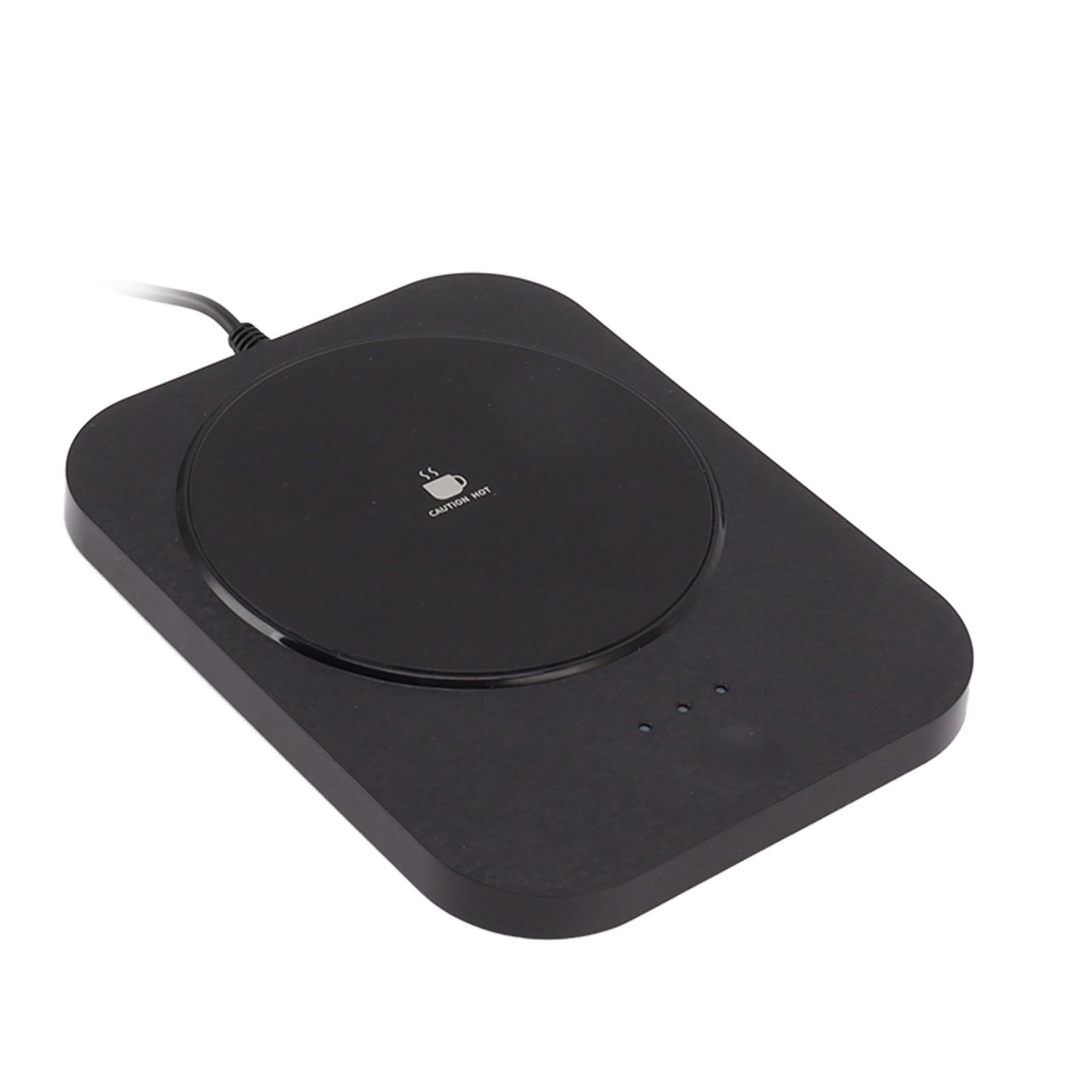 Mug Warmer 3 Gear Electric Cup Wamer Auto Power Off Fast Heating USB Milk Coffee Beverage Warmer Plate Black - Image 4