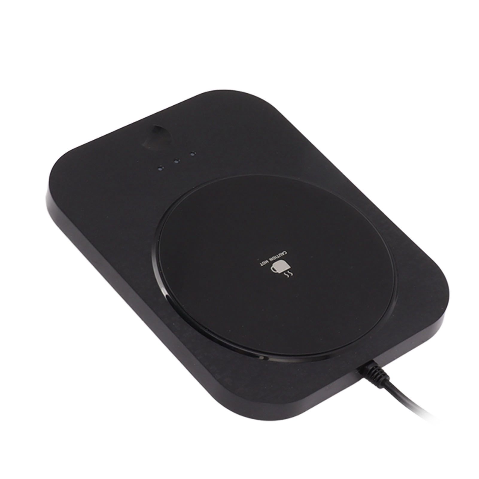 Mug Warmer 3 Gear Electric Cup Wamer Auto Power Off Fast Heating USB Milk Coffee Beverage Warmer Plate Black - Image 5