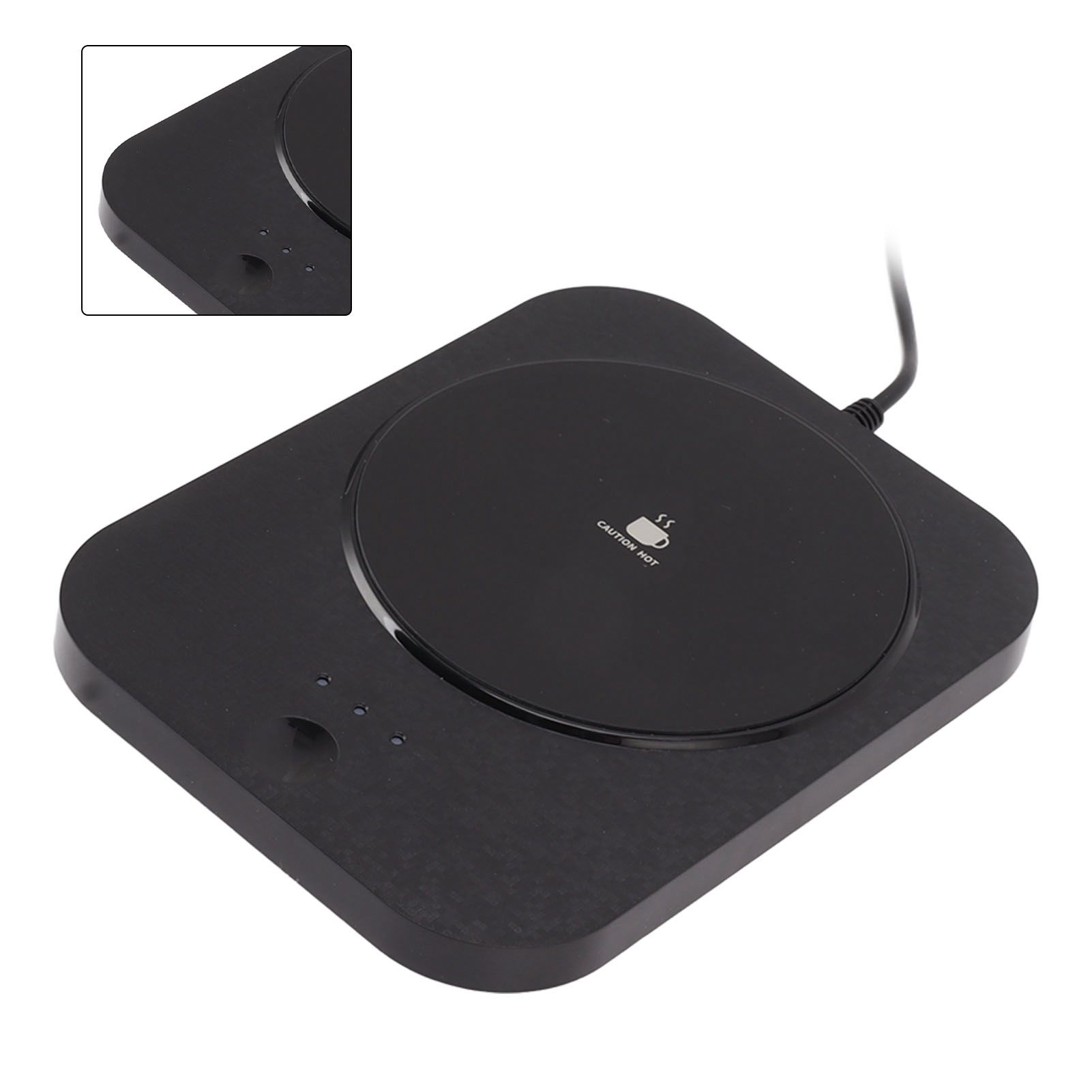 Mug Warmer 3 Gear Electric Cup Wamer Auto Power Off Fast Heating USB Milk Coffee Beverage Warmer Plate Black - Image 8