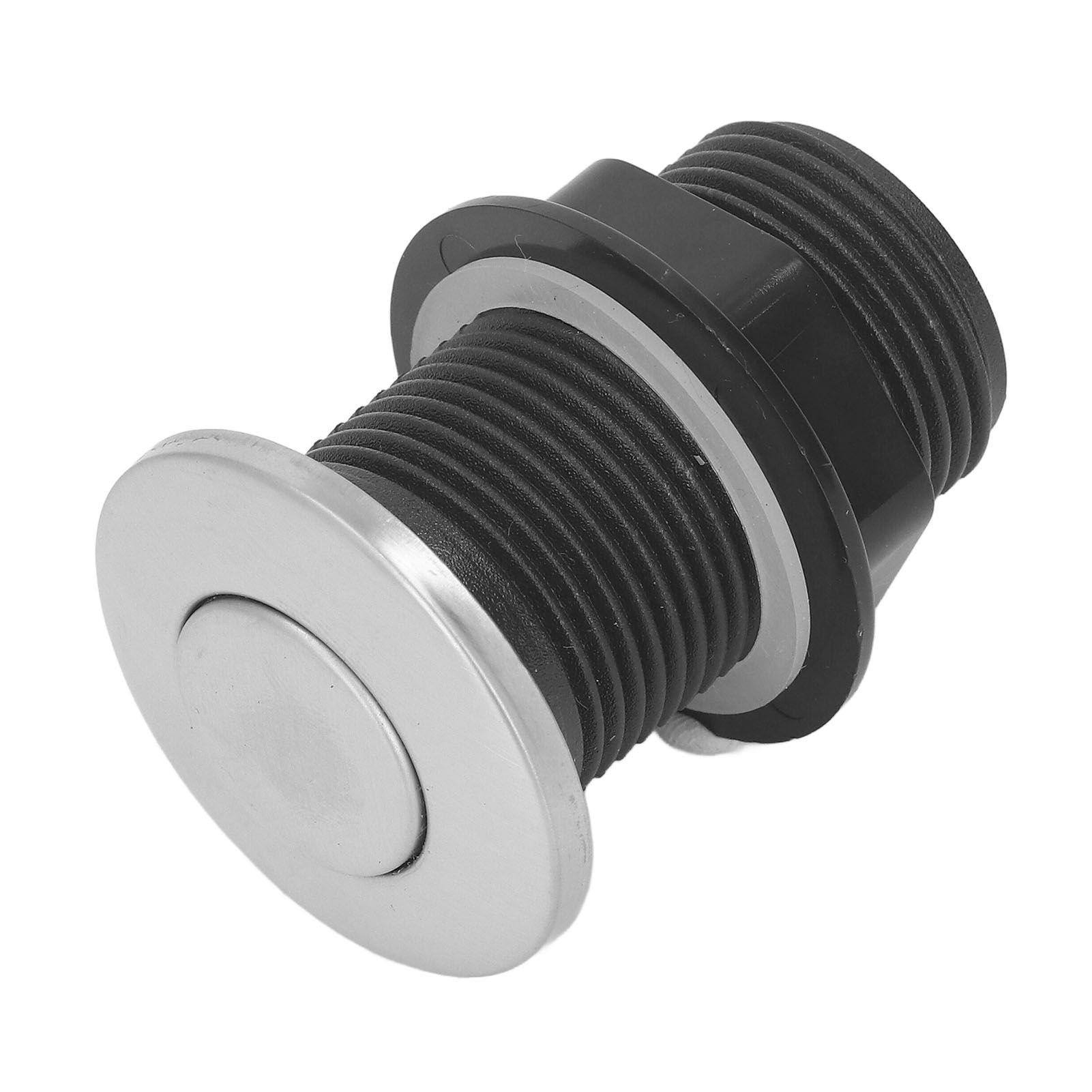 Garbage Disposal Sinktop Air Switch Kit Stainless Steel Sink Top Air Switch Push Button with 1.5m Hose for Kitchen Food Waste Disposal Electric Water Heater - Image 5
