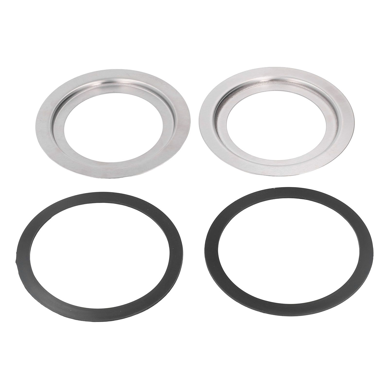 140mm Food Waste Disposer Adapter 140 to 110mm Diameter Stainless Steel Sink Food Waste Disposer Adapter - Image 1