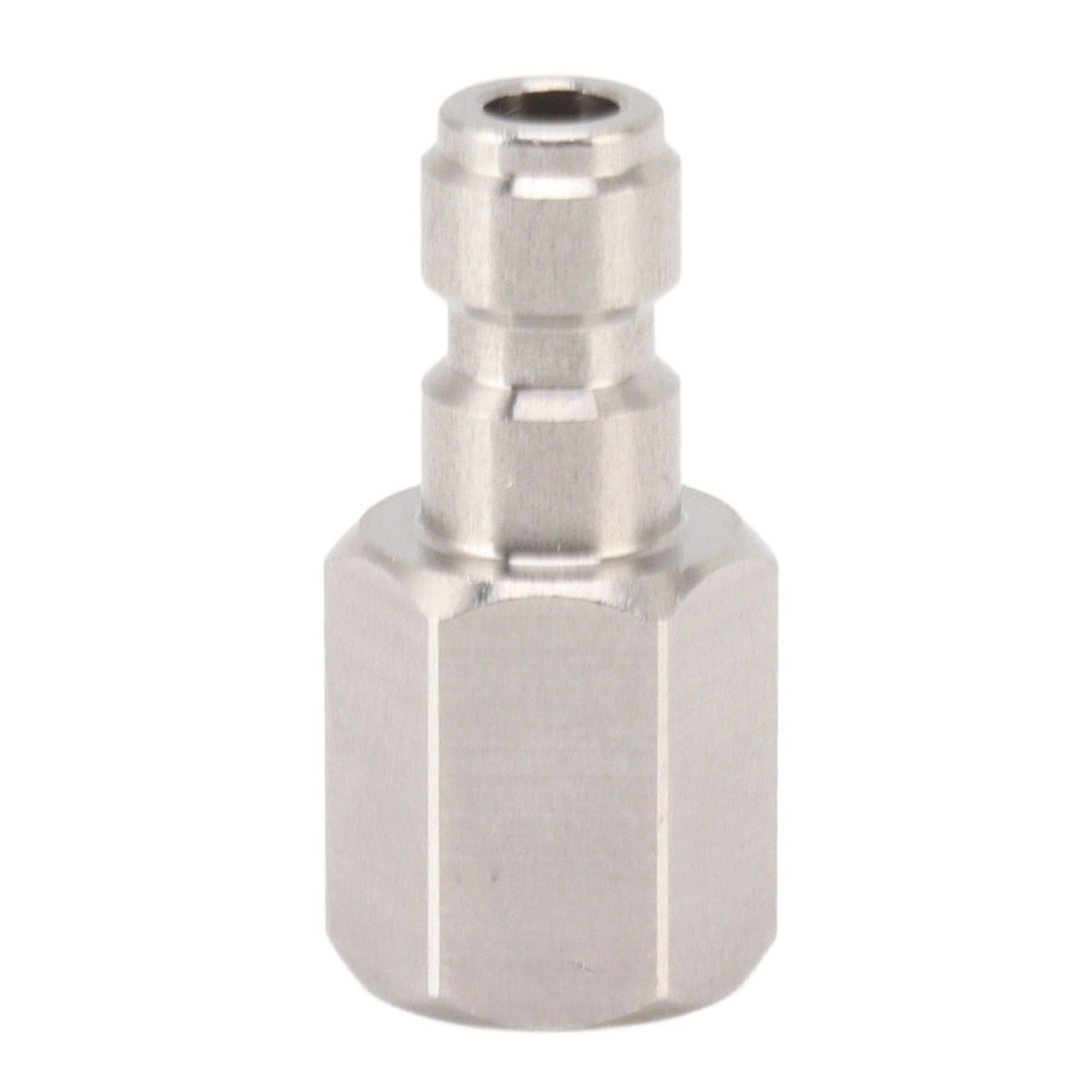 1/8 Inch Bspp Female Thread Fitting 304 Stainless Steel Female Straight Coupling Adapter for CO2 Cylinder Inflatable Attachment - Image 1