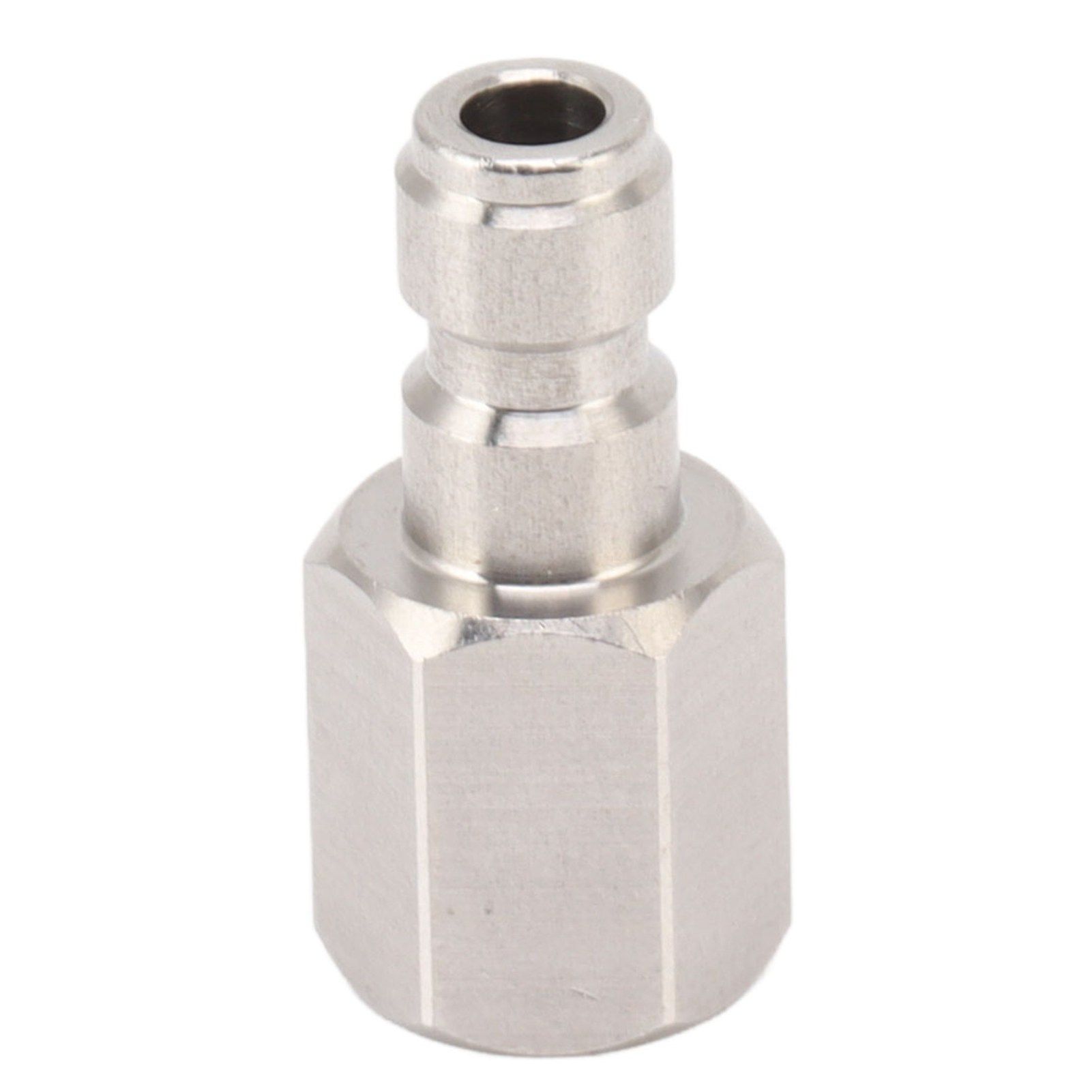 1/8 Inch Bspp Female Thread Fitting 304 Stainless Steel Female Straight Coupling Adapter for CO2 Cylinder Inflatable Attachment - Image 2