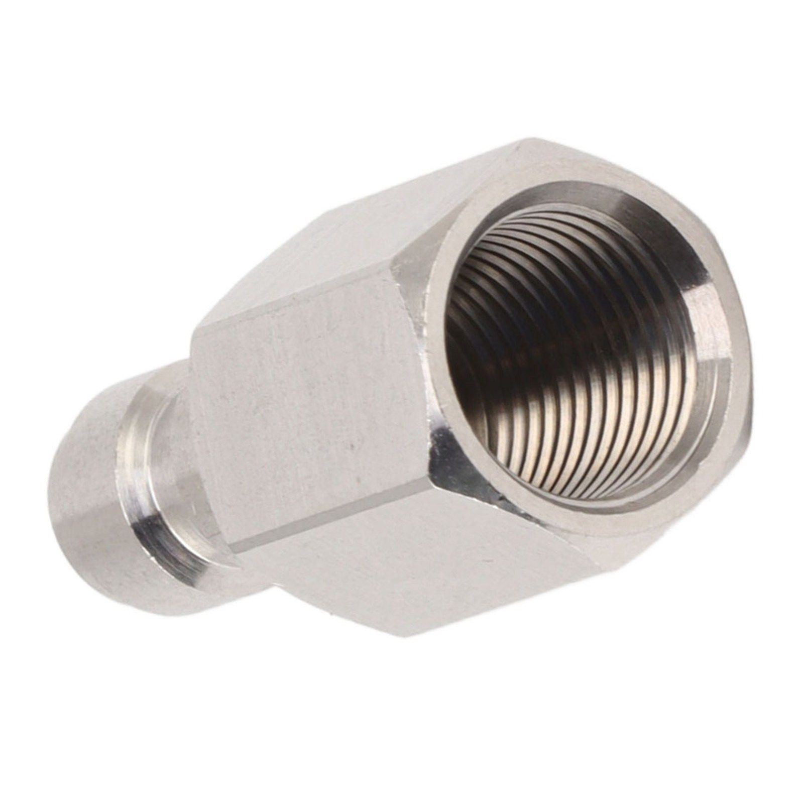 1/8 Inch Bspp Female Thread Fitting 304 Stainless Steel Female Straight Coupling Adapter for CO2 Cylinder Inflatable Attachment - Image 8