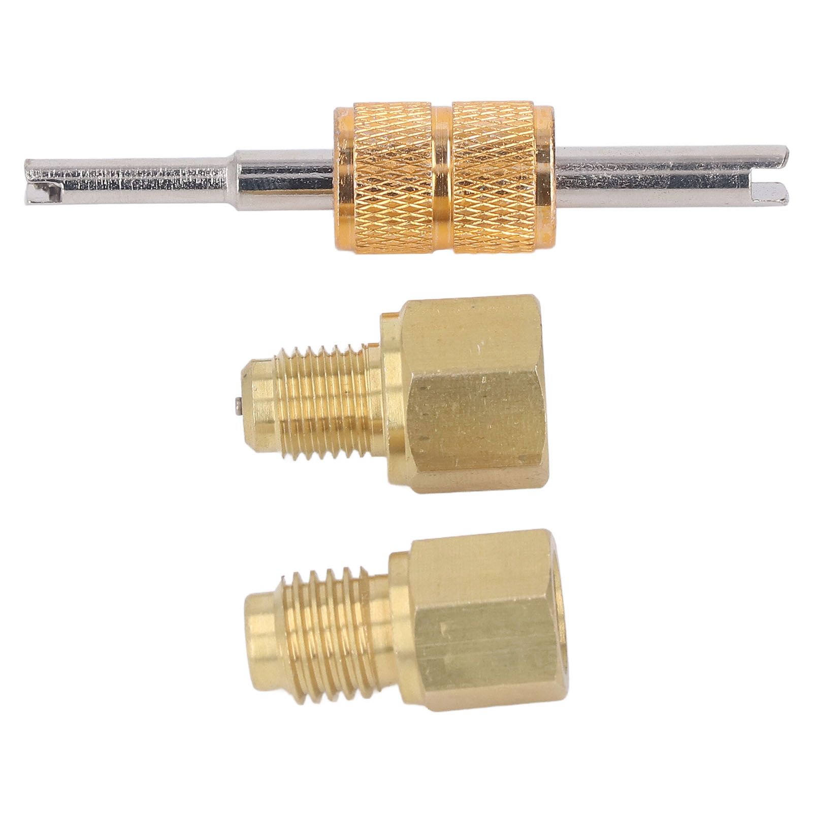 Copper Refrigerant Tank Adapter 1/2 ACME to 1/4 SAE 1/4 SAE to 1/2 ACME Refrigerant Tank Adapter Fittings - Image 4