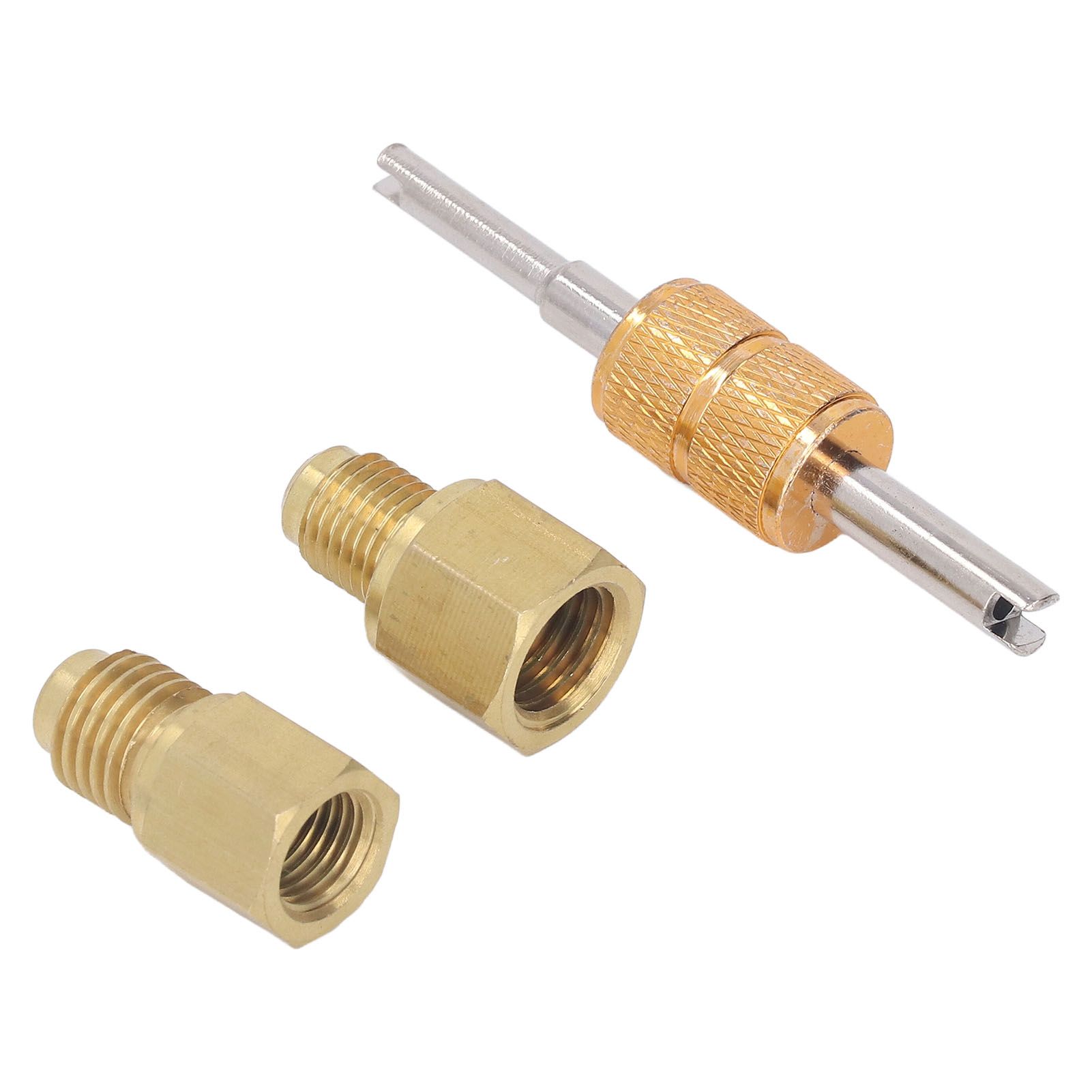 Copper Refrigerant Tank Adapter 1/2 ACME to 1/4 SAE 1/4 SAE to 1/2 ACME Refrigerant Tank Adapter Fittings - Image 5
