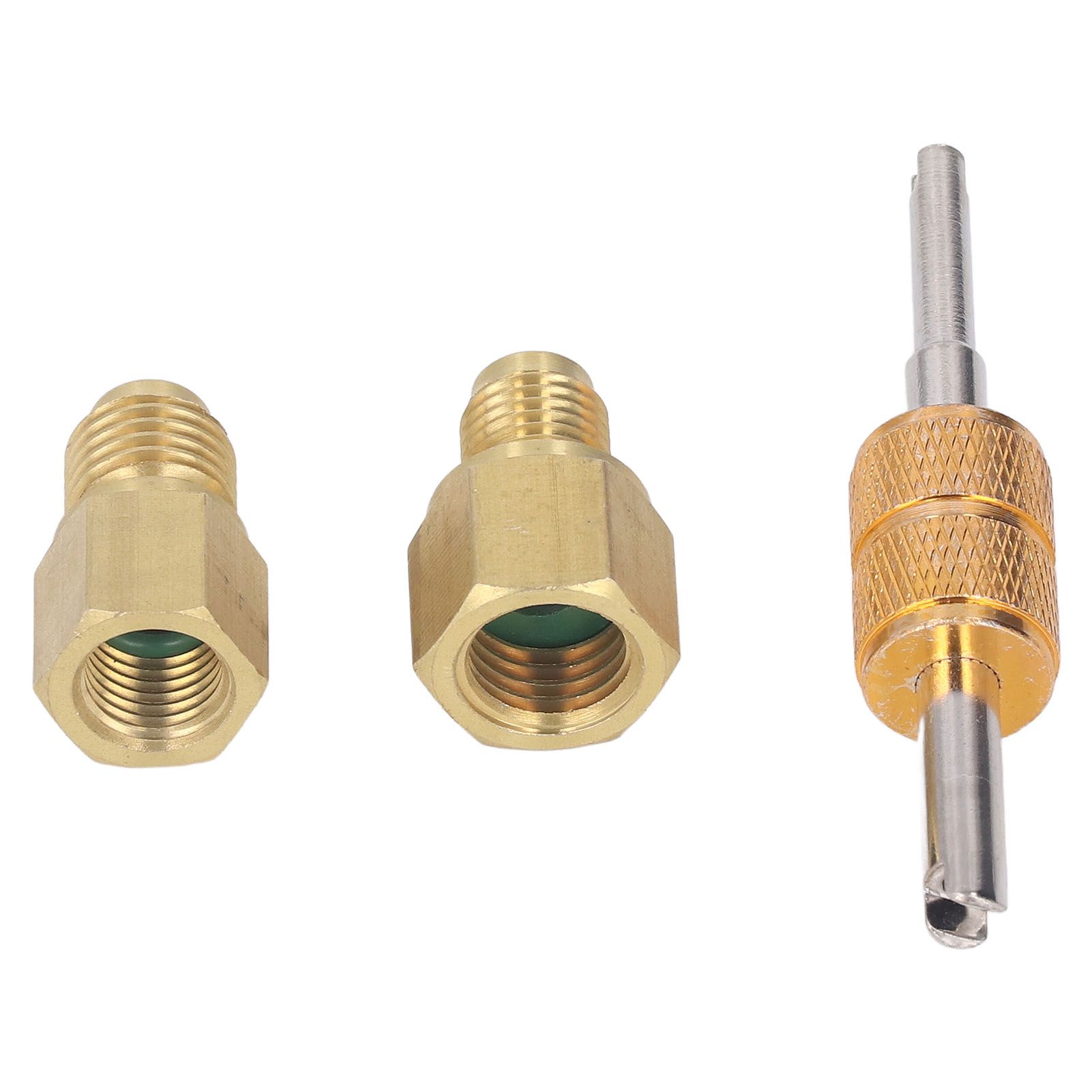 Copper Refrigerant Tank Adapter 1/2 ACME to 1/4 SAE 1/4 SAE to 1/2 ACME Refrigerant Tank Adapter Fittings - Image 6