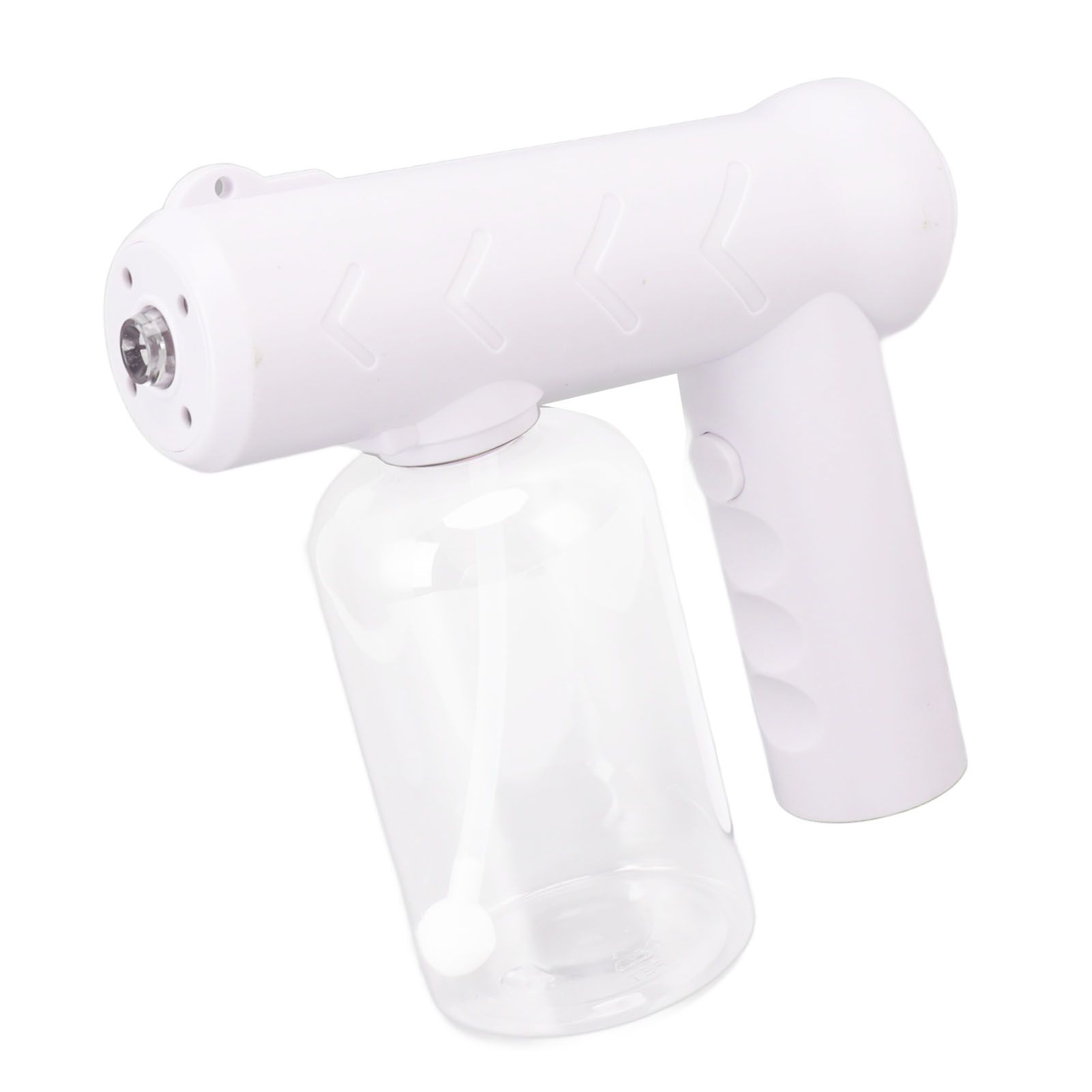 Nano Cleaning Sprayer Rechargeable Blue Light Portable Handheld Alcohol Atomizer for Home Garden School 380ml White - Image 8
