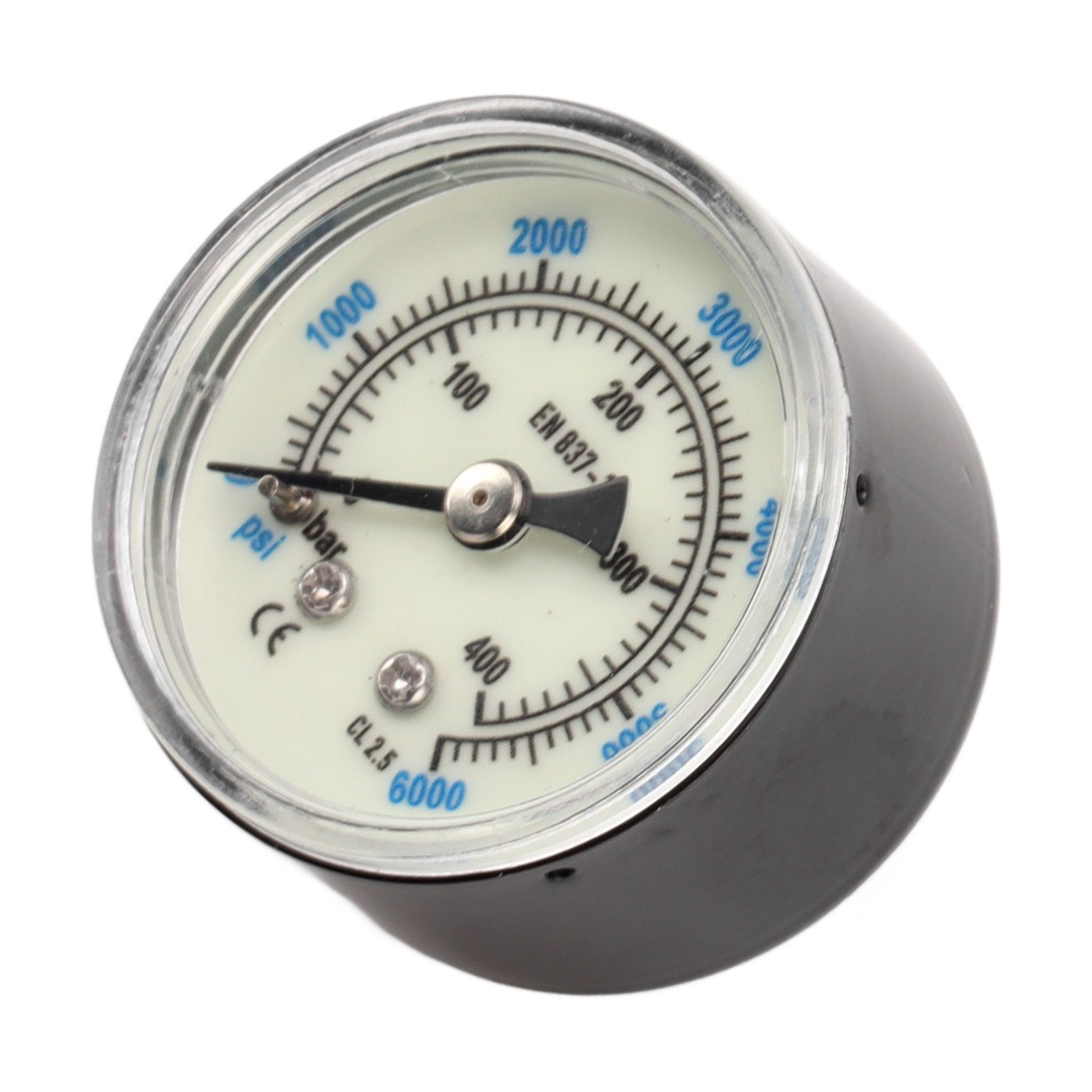 6000 Psi CO2 Pressure Gauge 1/8npt Thread Air Pressure Gauge Double Scale Luminous Carbon Dioxide Meter - Image 4