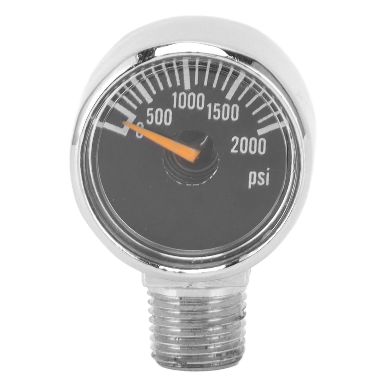 2000psi Pressure Gauge 1/8NPT Mount CO2 Cylinder Filling Pressure Meter for CO2 Gas Tank Keg Black - Image 1