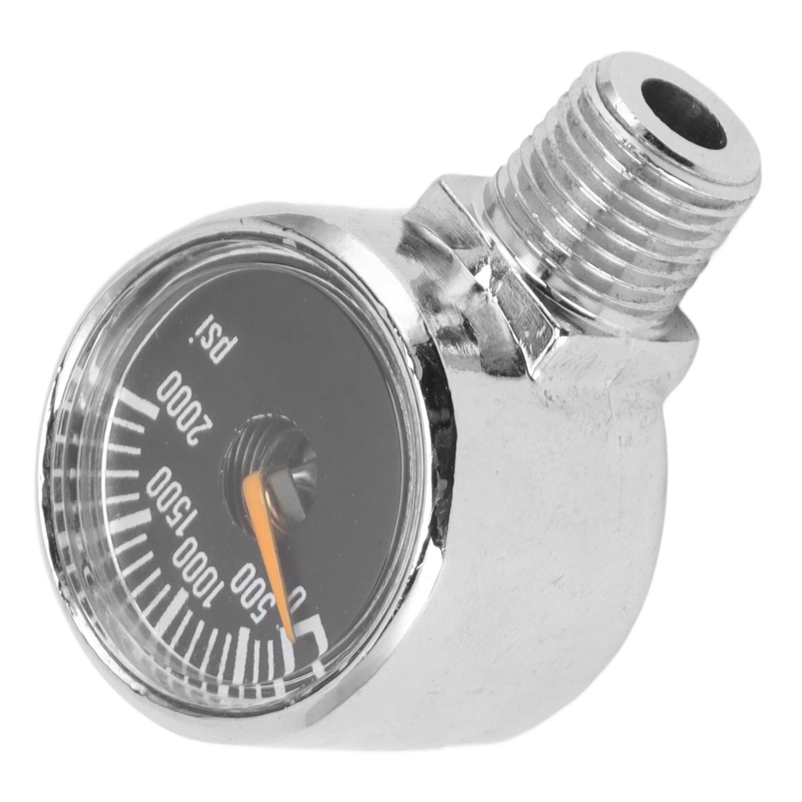2000psi Pressure Gauge 1/8NPT Mount CO2 Cylinder Filling Pressure Meter for CO2 Gas Tank Keg Black - Image 2
