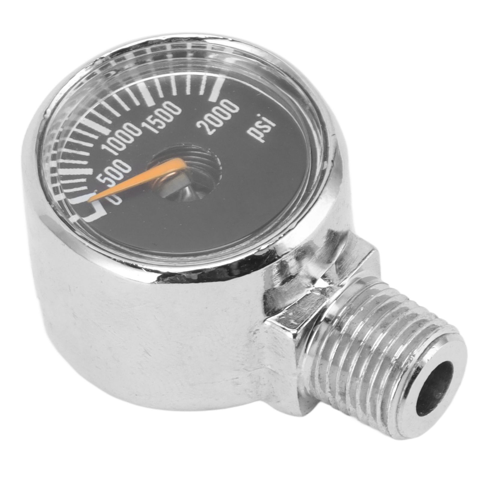 2000psi Pressure Gauge 1/8NPT Mount CO2 Cylinder Filling Pressure Meter for CO2 Gas Tank Keg Black - Image 4