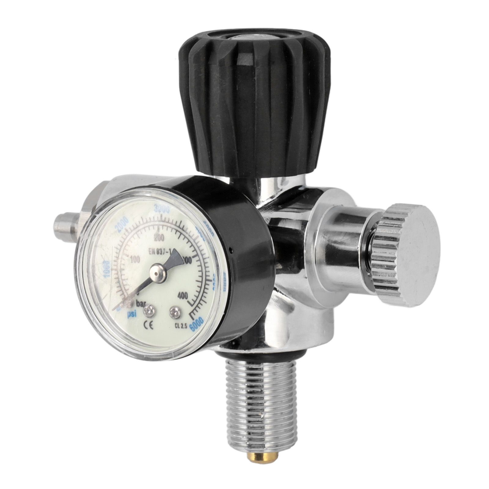 6000psi 400Bar Diving Tank Pressure Gauge M18x1.5 Scuba Diving Tank Pressure Gauge Double Scale Luminous Meter - Image 5