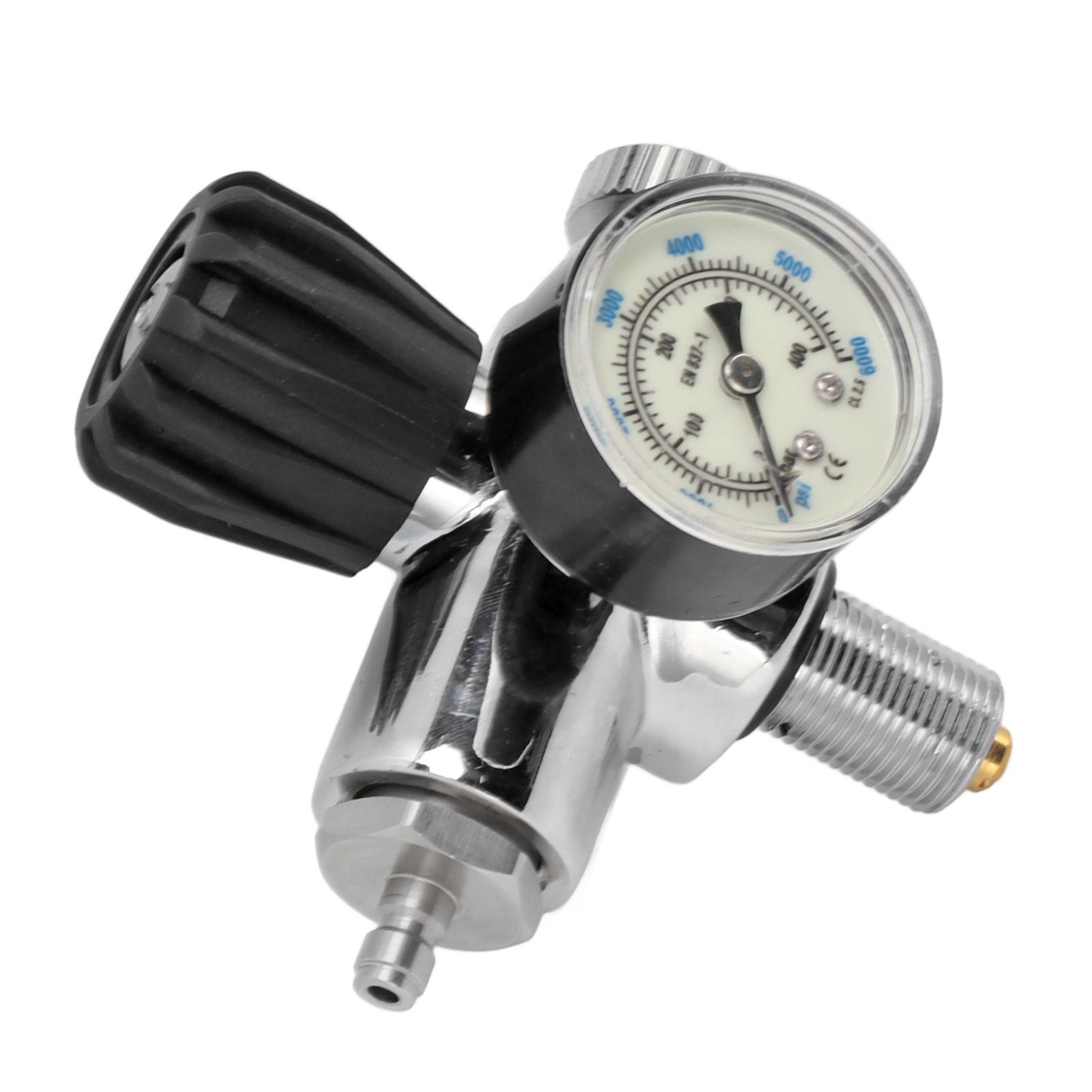 6000psi 400Bar Diving Tank Pressure Gauge M18x1.5 Scuba Diving Tank Pressure Gauge Double Scale Luminous Meter - Image 6
