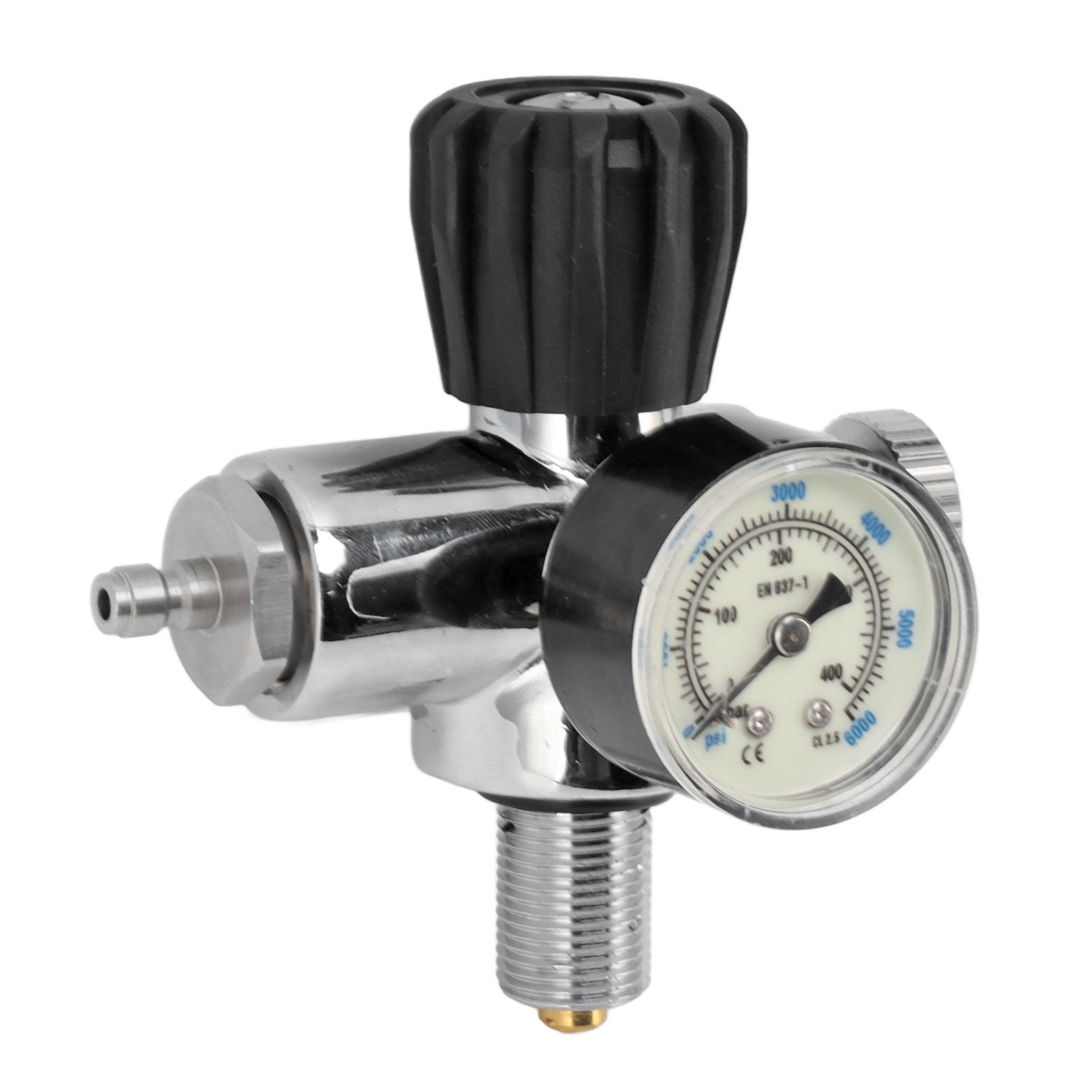 6000psi 400Bar Diving Tank Pressure Gauge M18x1.5 Scuba Diving Tank Pressure Gauge Double Scale Luminous Meter - Image 7