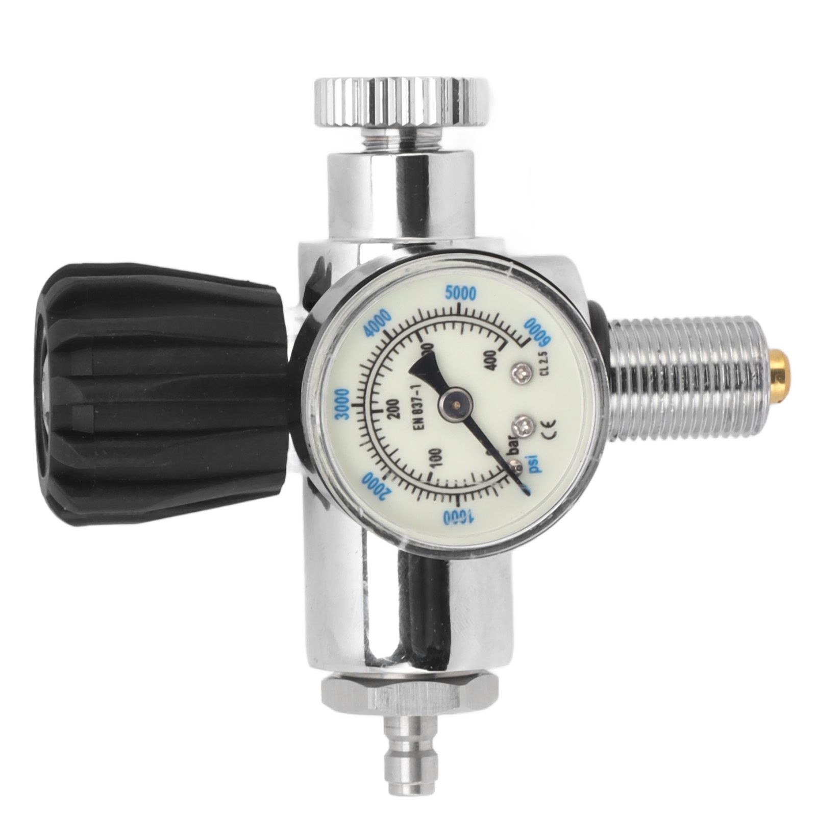 6000psi 400Bar Diving Tank Pressure Gauge M18x1.5 Scuba Diving Tank Pressure Gauge Double Scale Luminous Meter - Image 8