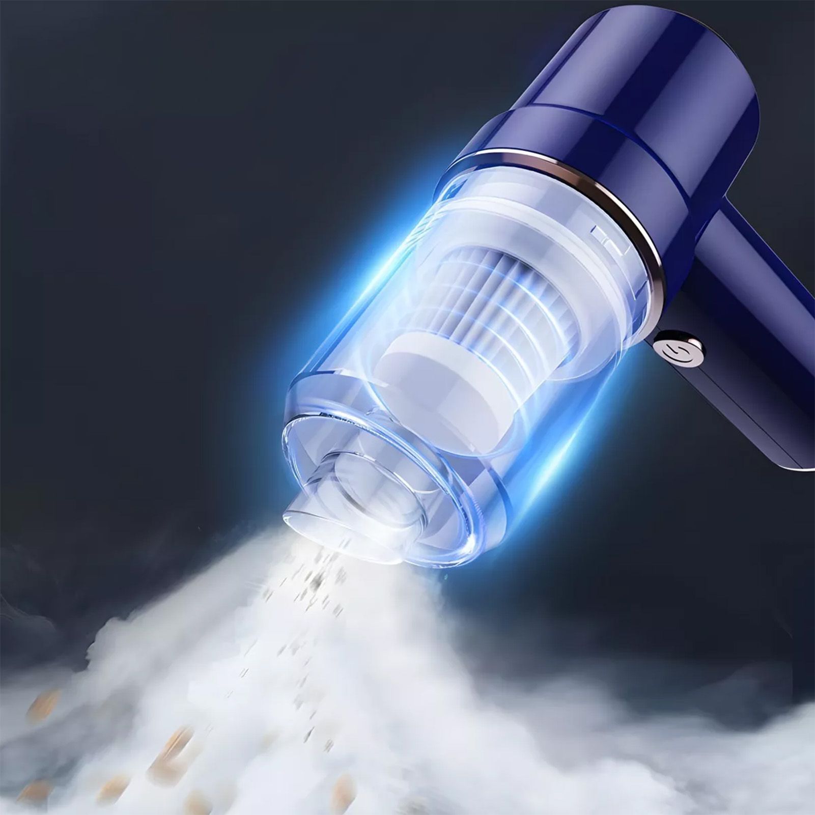 Car Vacuum Cleaner High Suction Power Wet and Dry Rechargeable Portable Handheld Mini Vacuum Cleaner for Home and Cars - Image 6