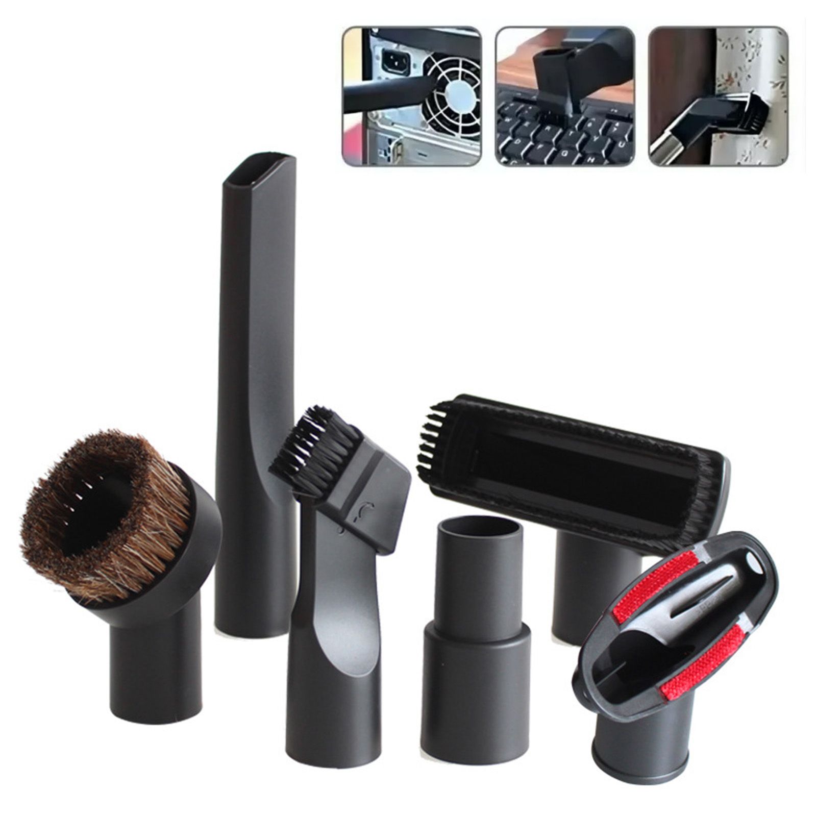 Vacuum Cleaner Accessories Replacement Brush Nozzle Vacuum Cleaning Kit for Floor Sofa Car 6pcs - Image 6