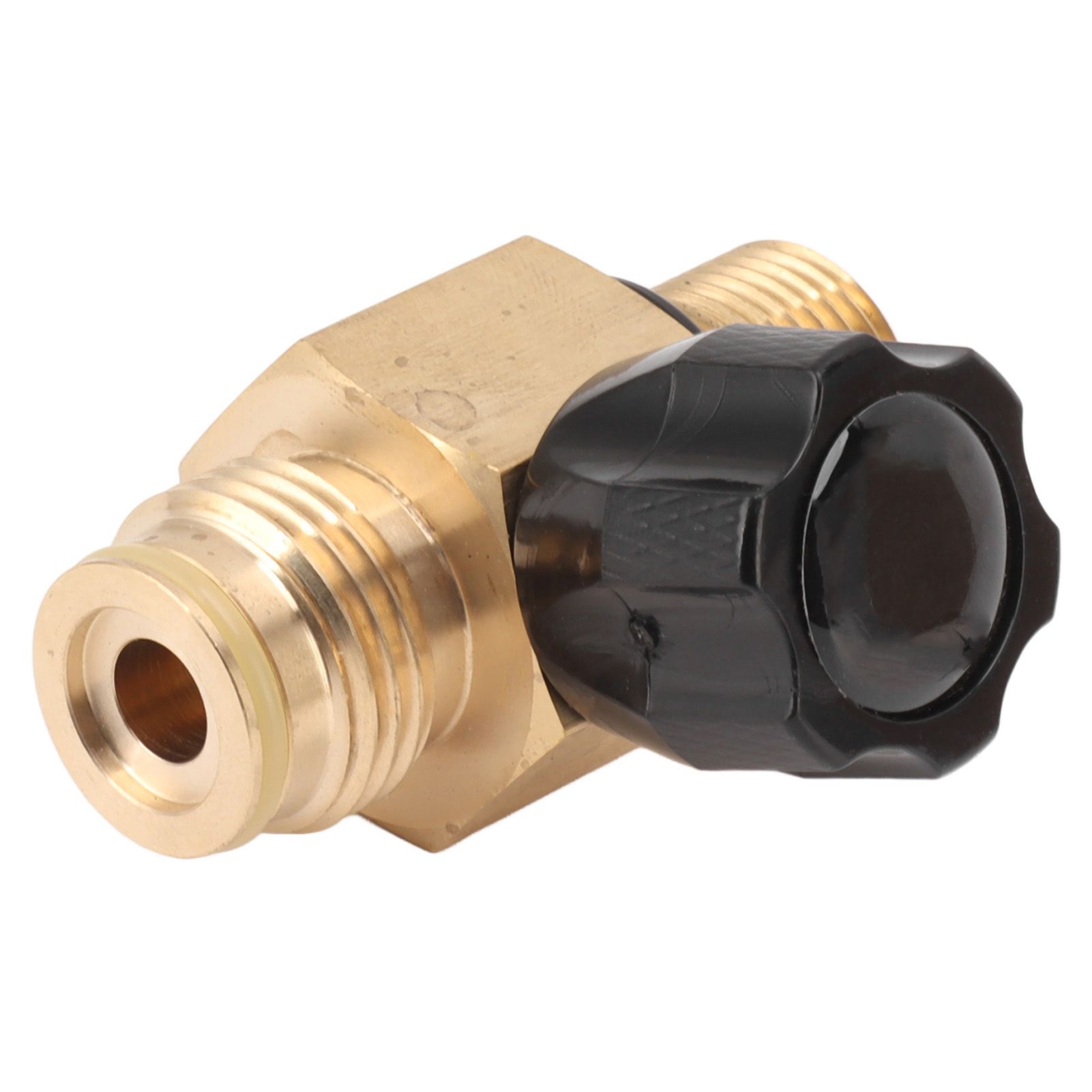 G1/2 14 CO2 Cylinder Refill Adapter 5000psi Maximum Pressure Brass M18x1.5 Refill CO2 Tank Valve Adapter Black - Image 6