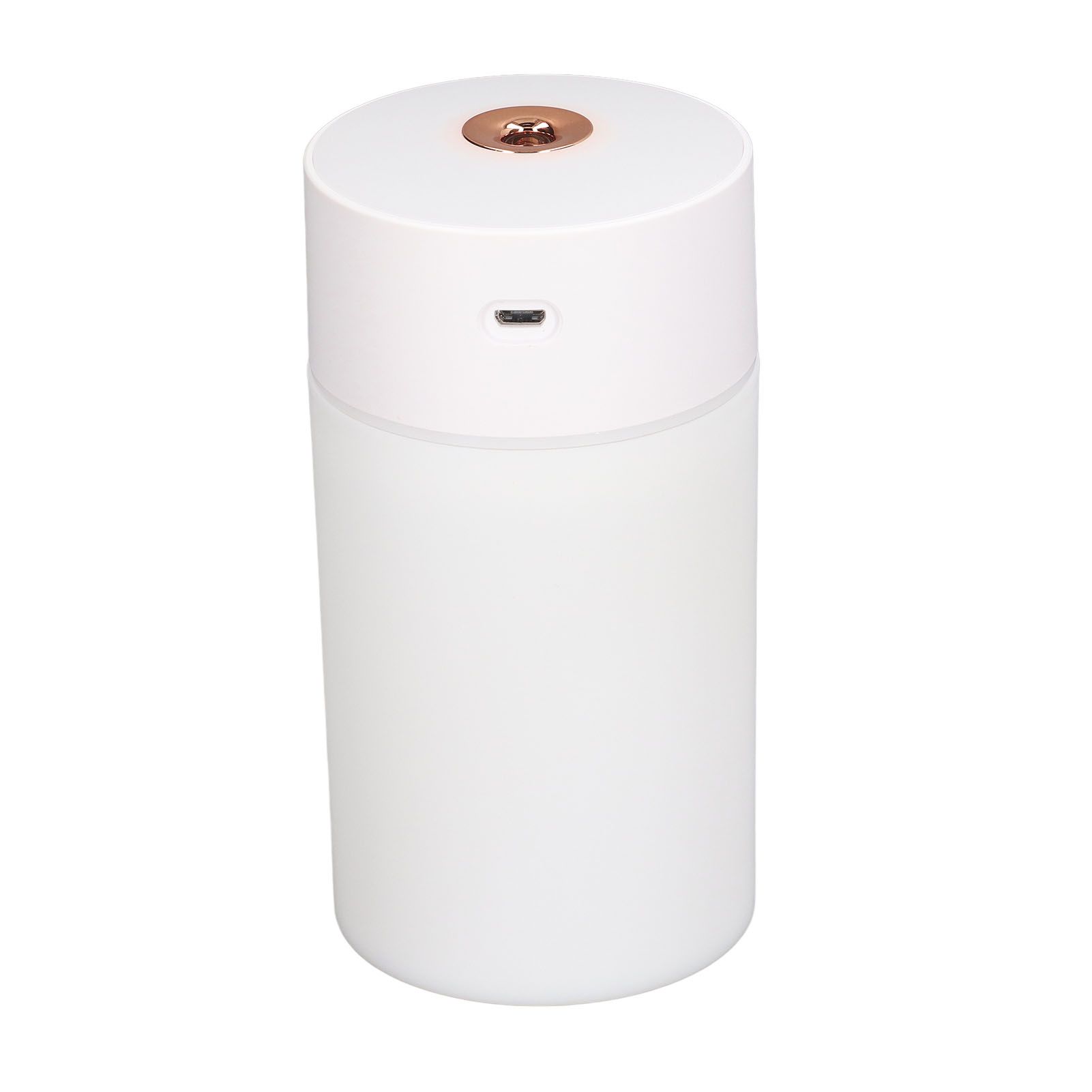 300ml Small Cool Mist Humidifier Portable Desktop Mini Humidifier with Colorful Light for Car House Office Travel White - Image 2