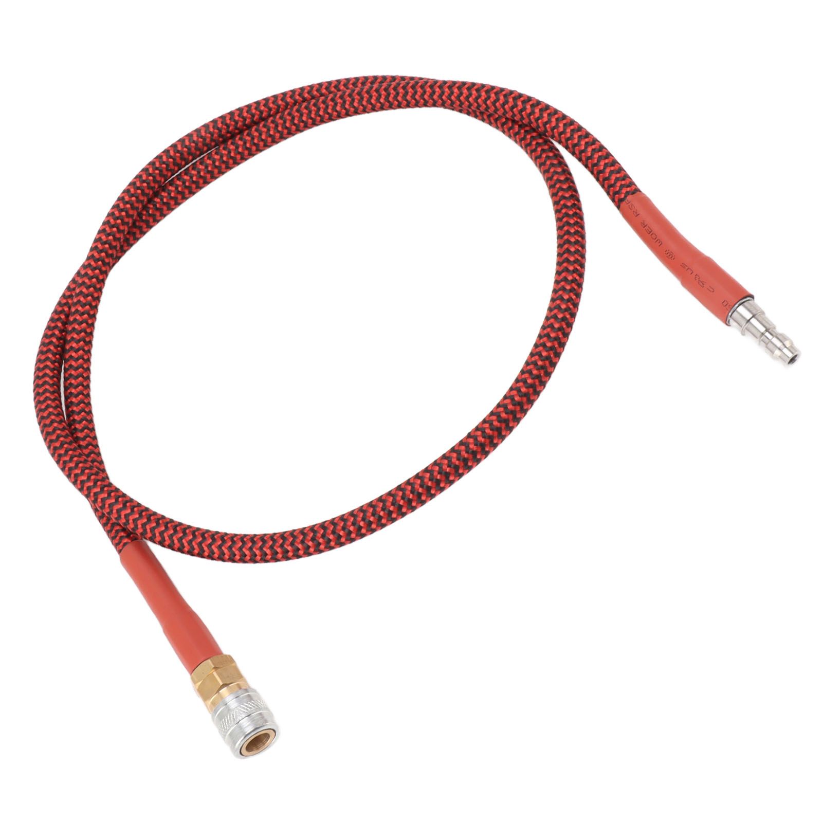 8mm CO2 Filling Bottle Hose 36inch Low Pressure Hose Strong Sealing Red Black Wrapped Hose for CO2 Filling Cylinder - Image 4