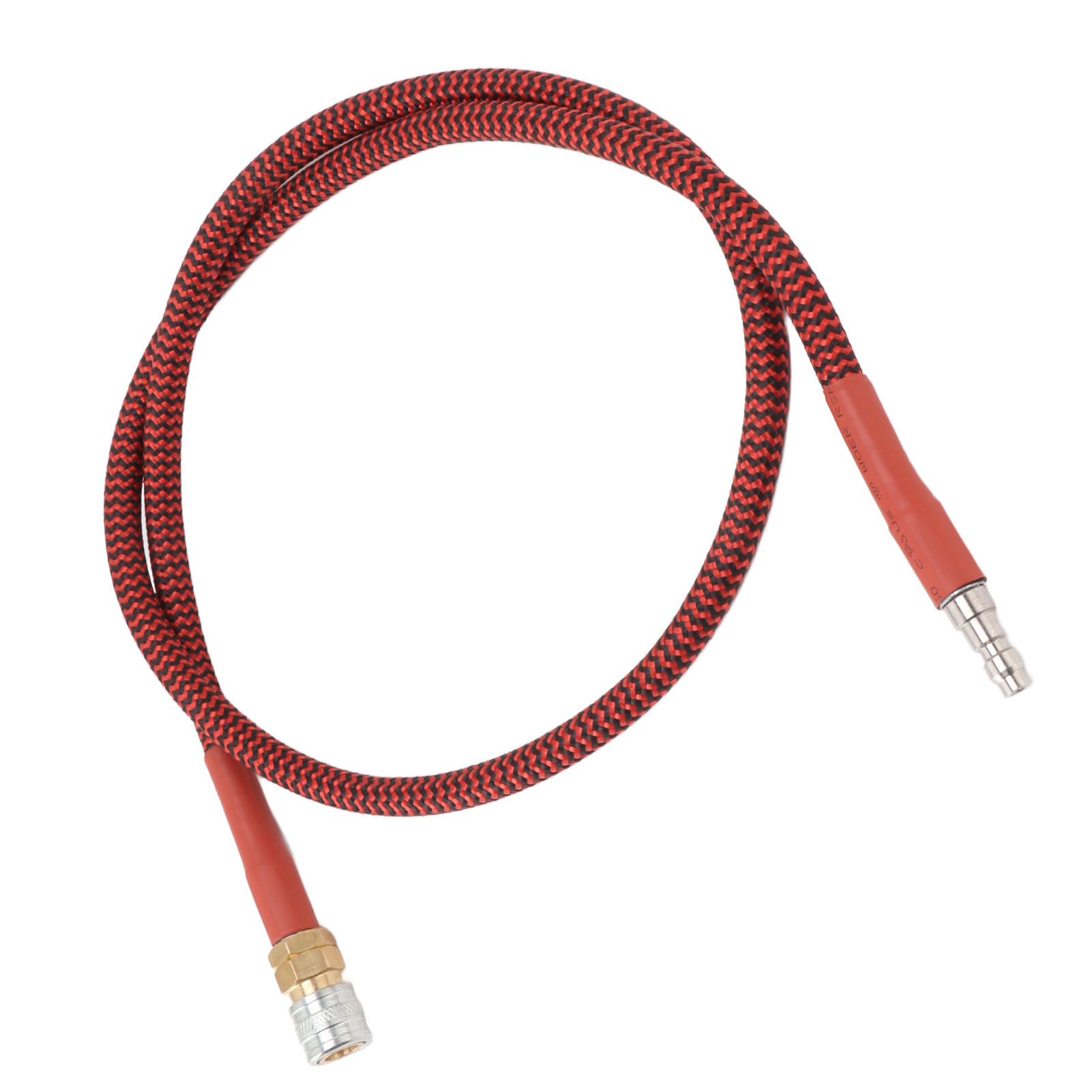 8mm CO2 Filling Bottle Hose 36inch Low Pressure Hose Strong Sealing Red Black Wrapped Hose for CO2 Filling Cylinder - Image 5