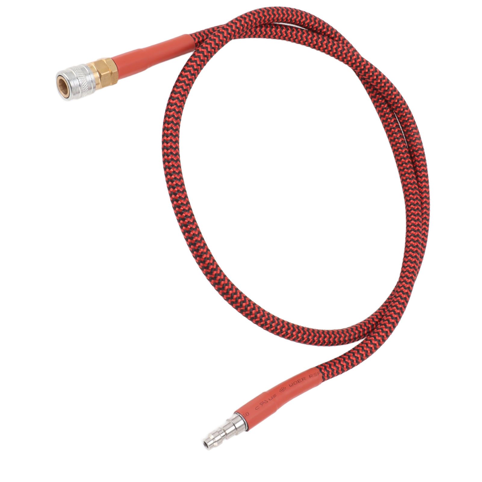 8mm CO2 Filling Bottle Hose 36inch Low Pressure Hose Strong Sealing Red Black Wrapped Hose for CO2 Filling Cylinder - Image 6