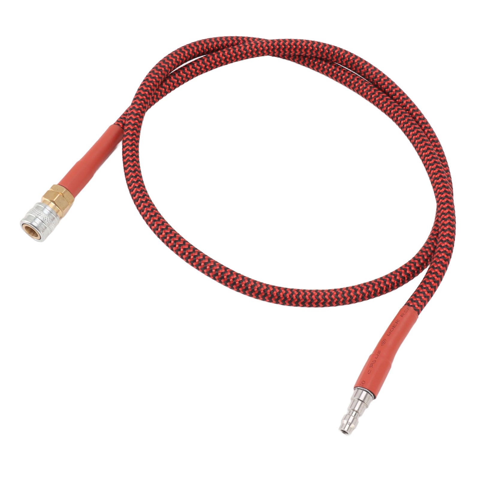 8mm CO2 Filling Bottle Hose 36inch Low Pressure Hose Strong Sealing Red Black Wrapped Hose for CO2 Filling Cylinder - Image 8