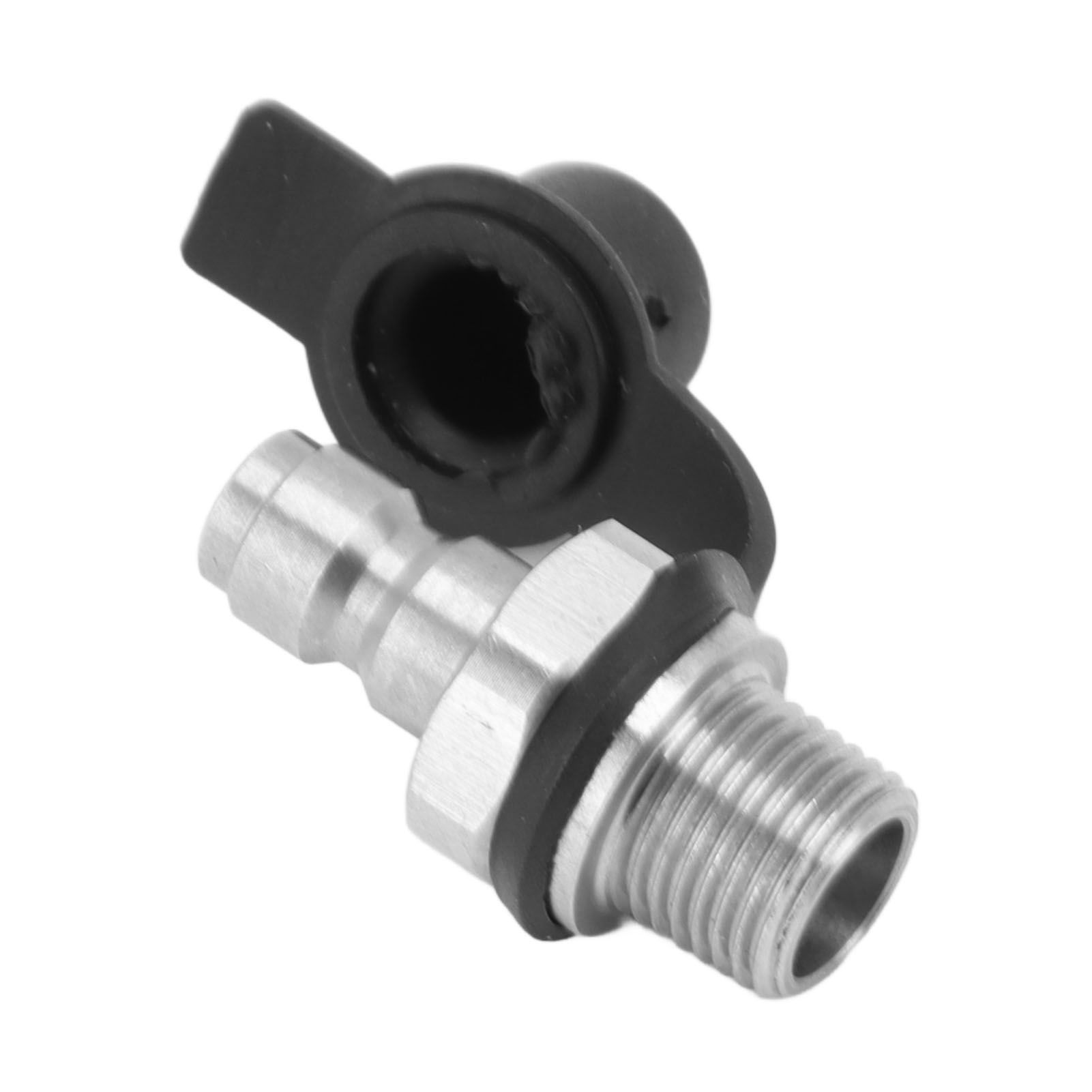 Male Thread CO2 Tank Refill Valve Connector 1/8NPT CO2 Cylinder Refill Valve Plug Adapter for Replacement - Image 3